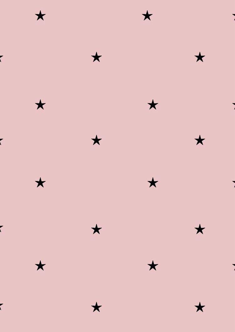 Pastel Pink Background With Stars gambar ke 8
