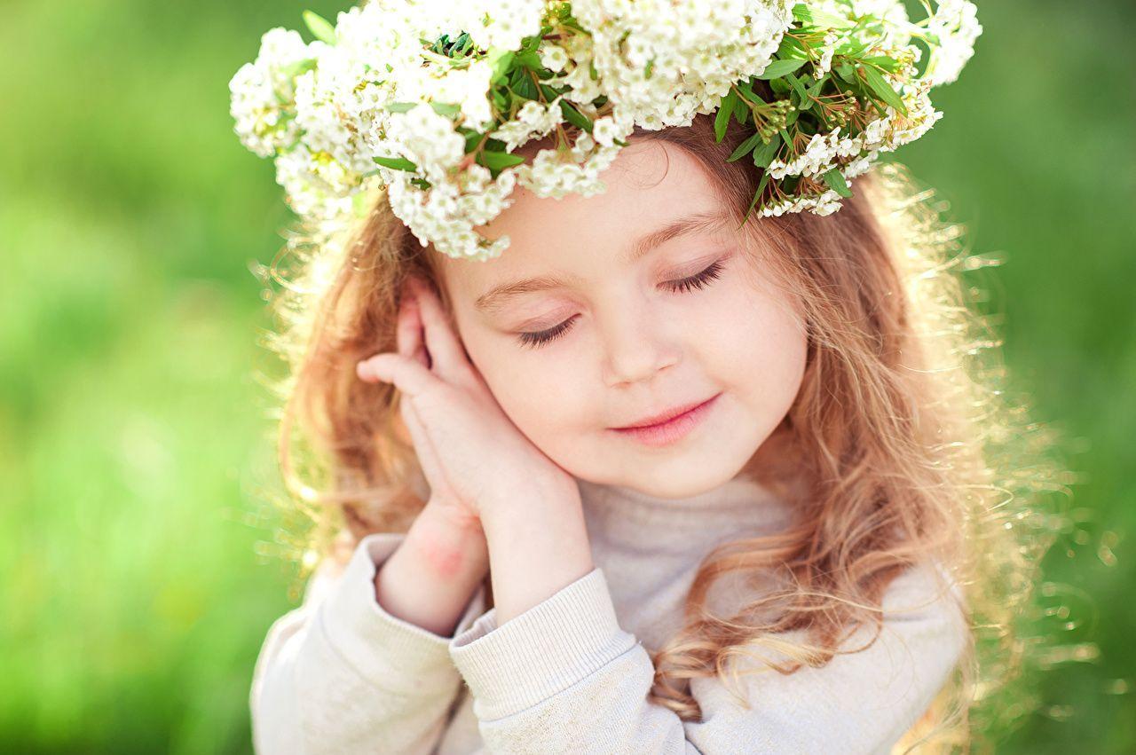 1280x851 Desktop Wallpaper Little girls Blonde girl Children Face sleeping