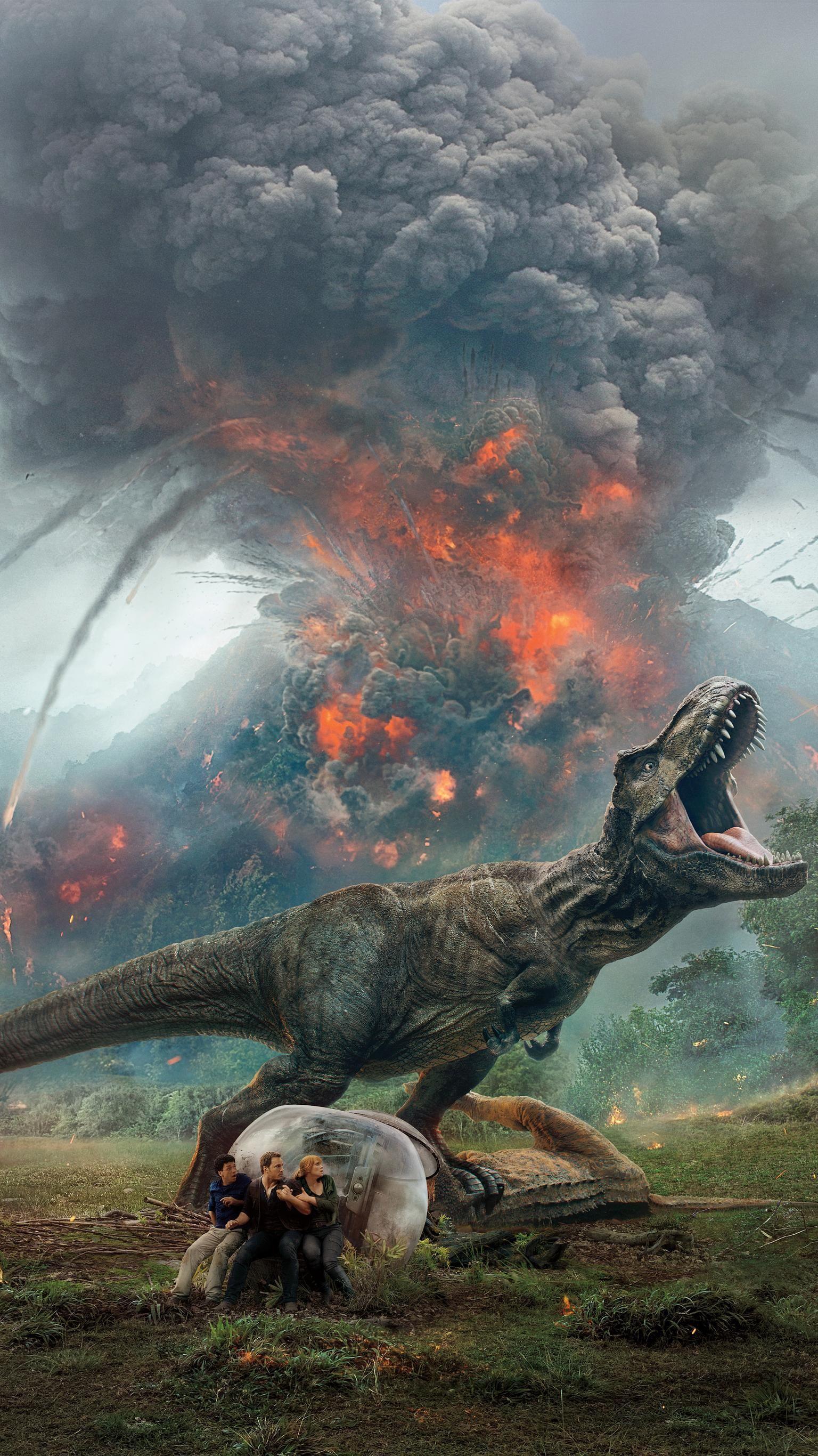1536x2732 Jurassic World: Fallen Kingdom (2018) Phone Wallpaper