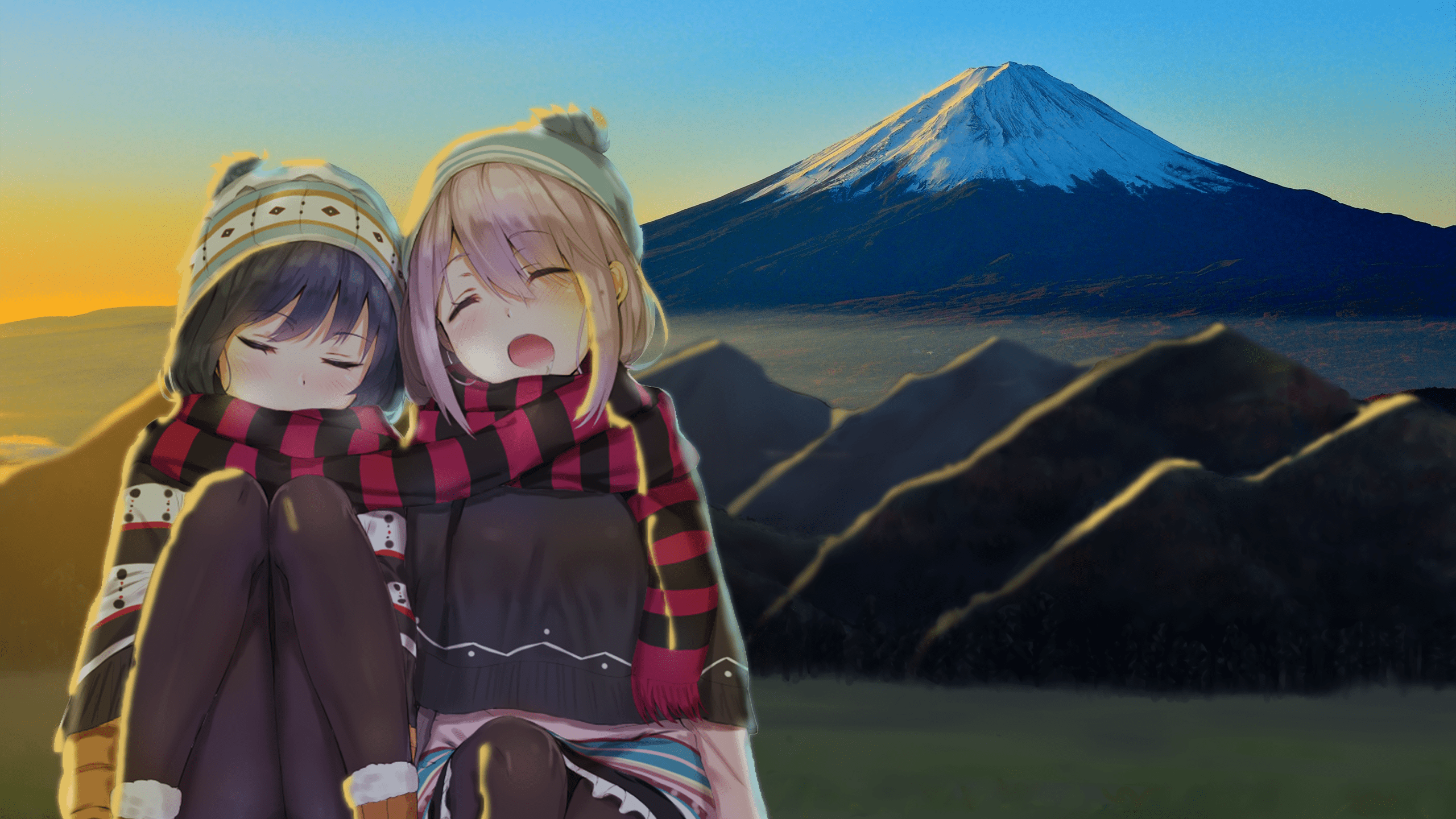 2560x1440 Yuru Camp HD Wallpaper and Background Image