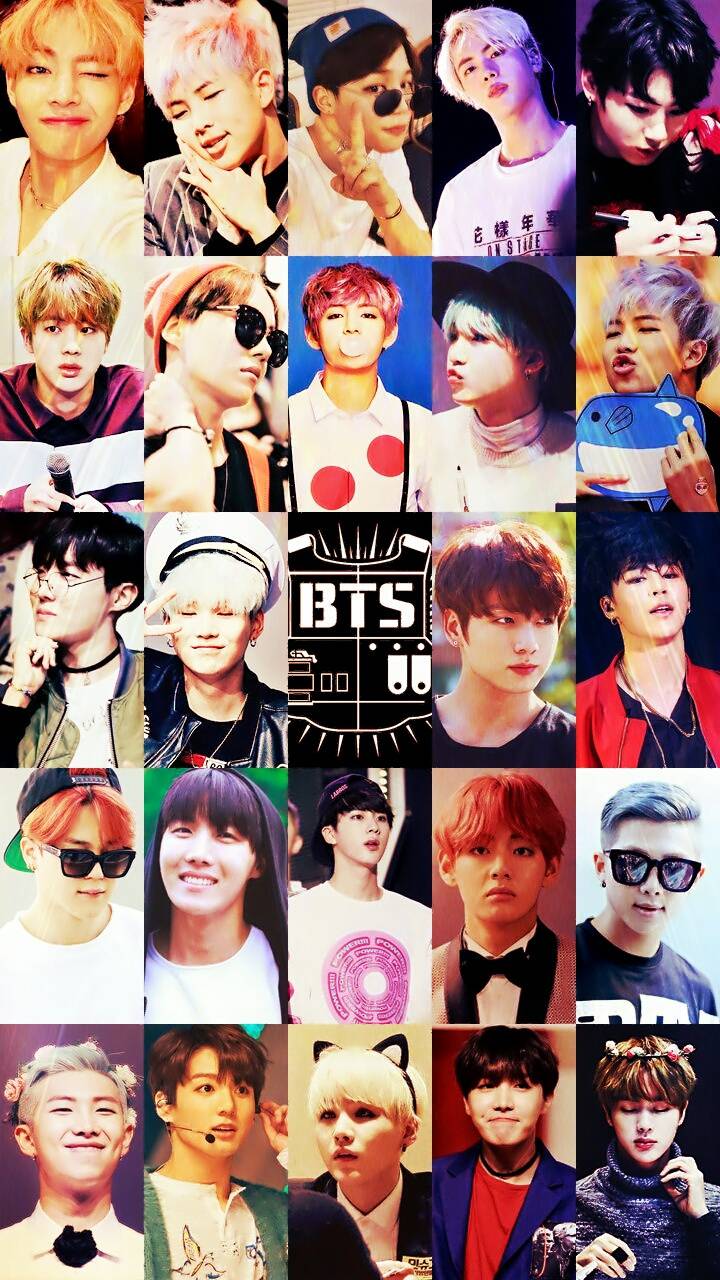 BTS Collage Wallpapers - Top Free BTS Collage Backgrounds - WallpaperAccess