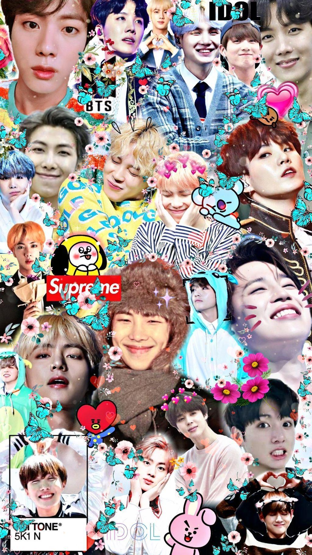  BTS Collage  Wallpapers Top Free BTS Collage  Backgrounds 