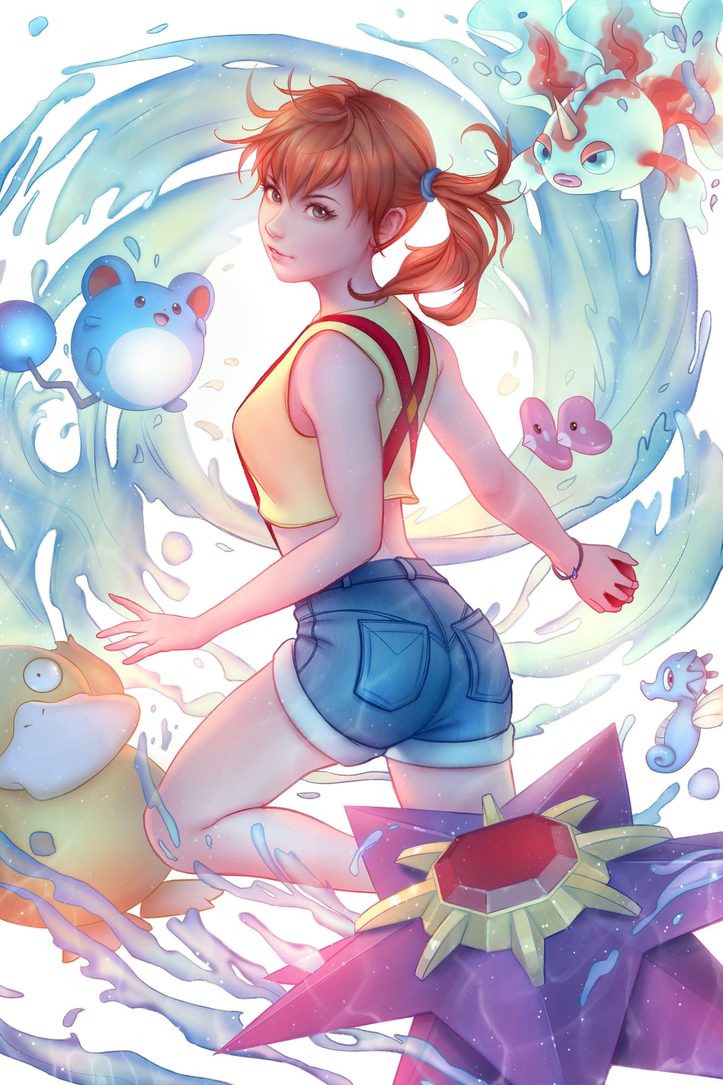 2333x3500 Anime, anime girls, Pokémon, ass HD wallpaper