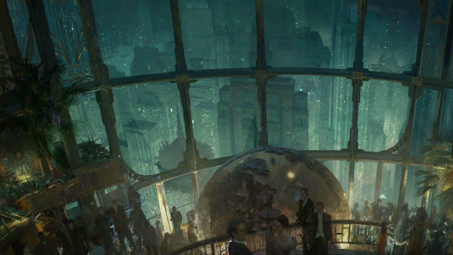 1920x1080 Futuristic City Wallpaper