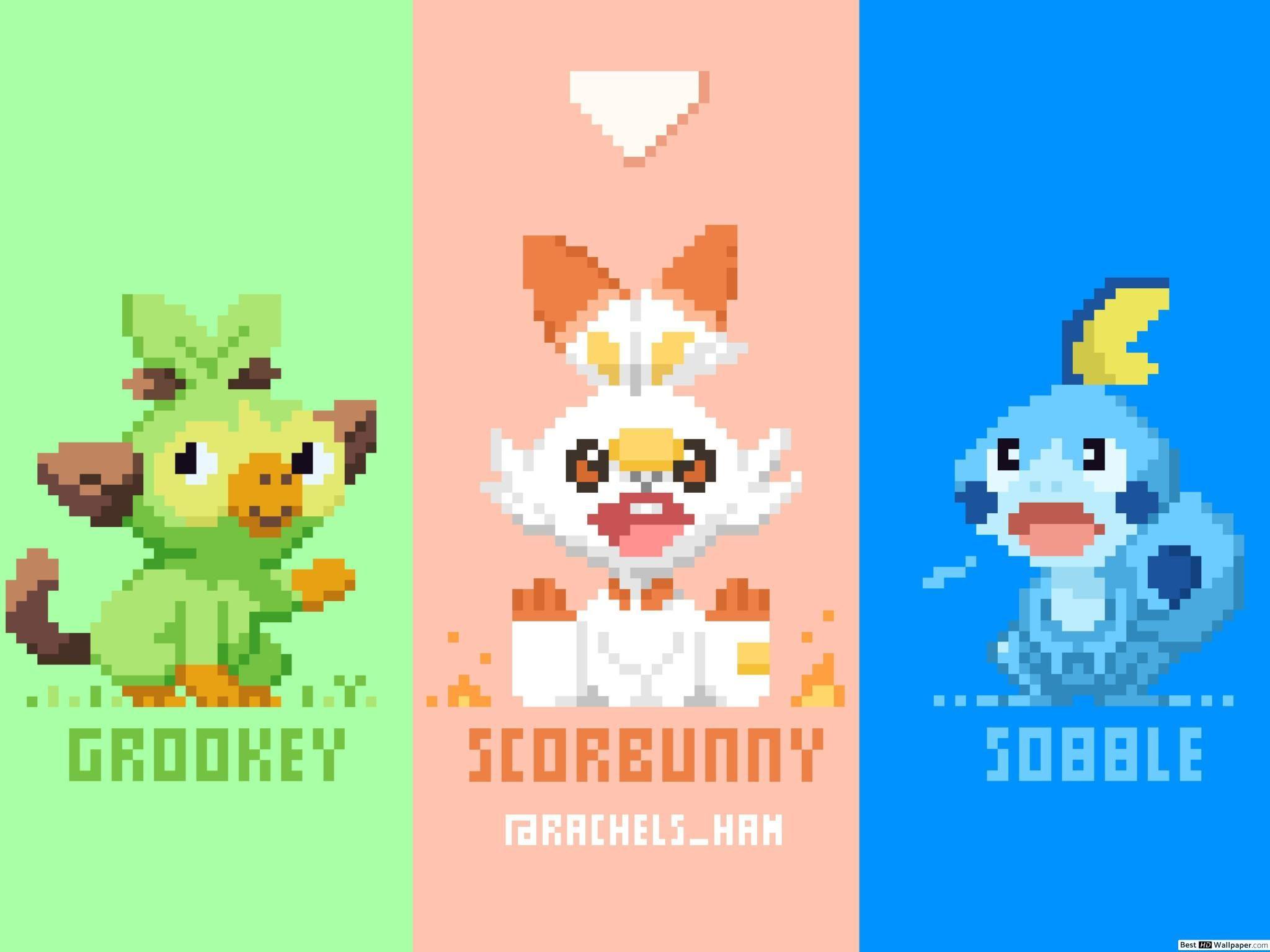 2048x1536 Pokemon Sword And Shield, Scorbunny & Sobble (Pokemon) HD