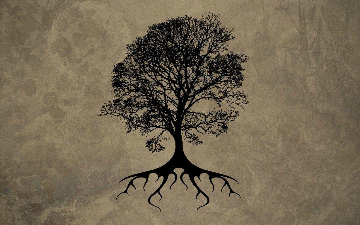 Tree Roots Wrist Tattoo