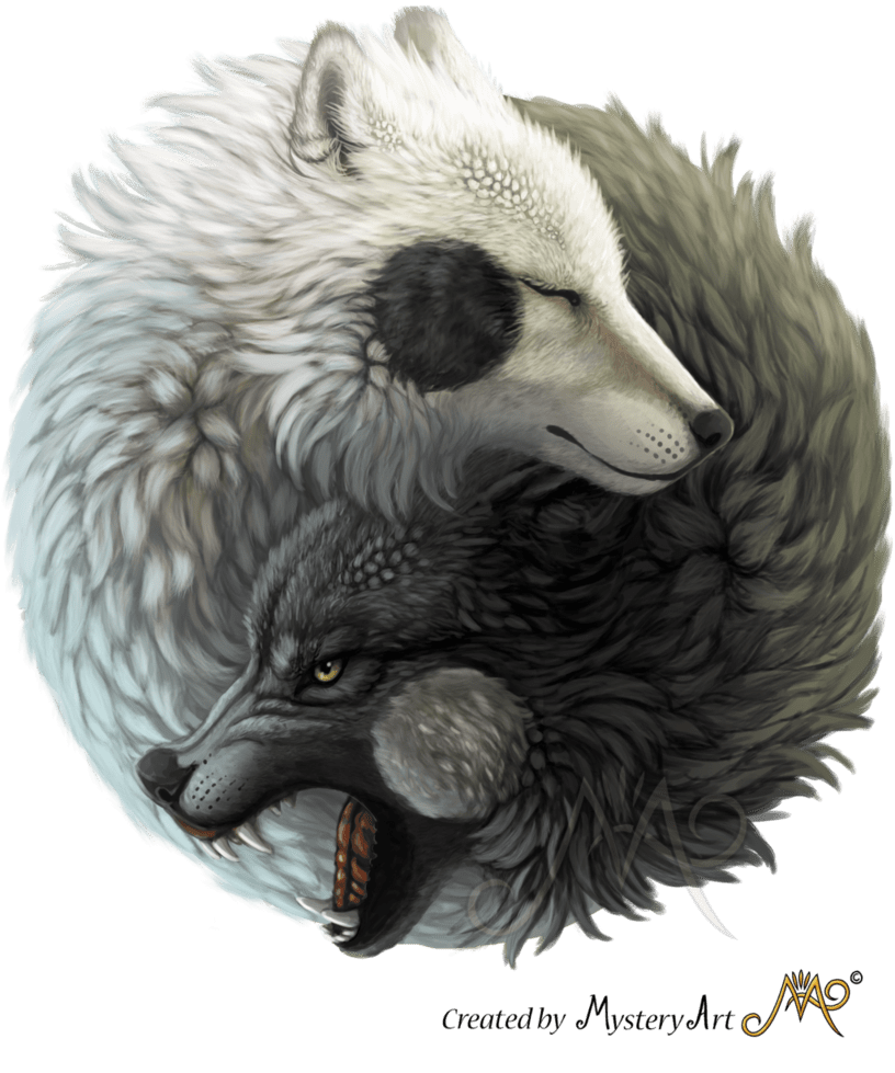 816x979 Tattoo Symbols and What They Mean. Yin yang wolf