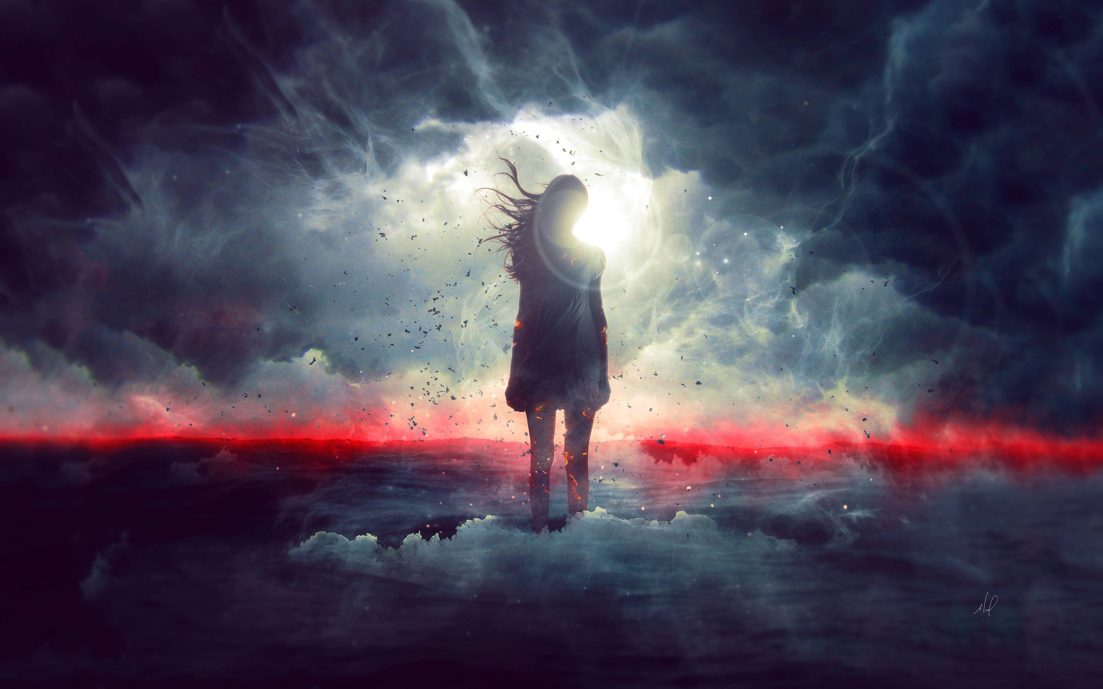 3840x2400 Girl Dream 4K Wallpaper