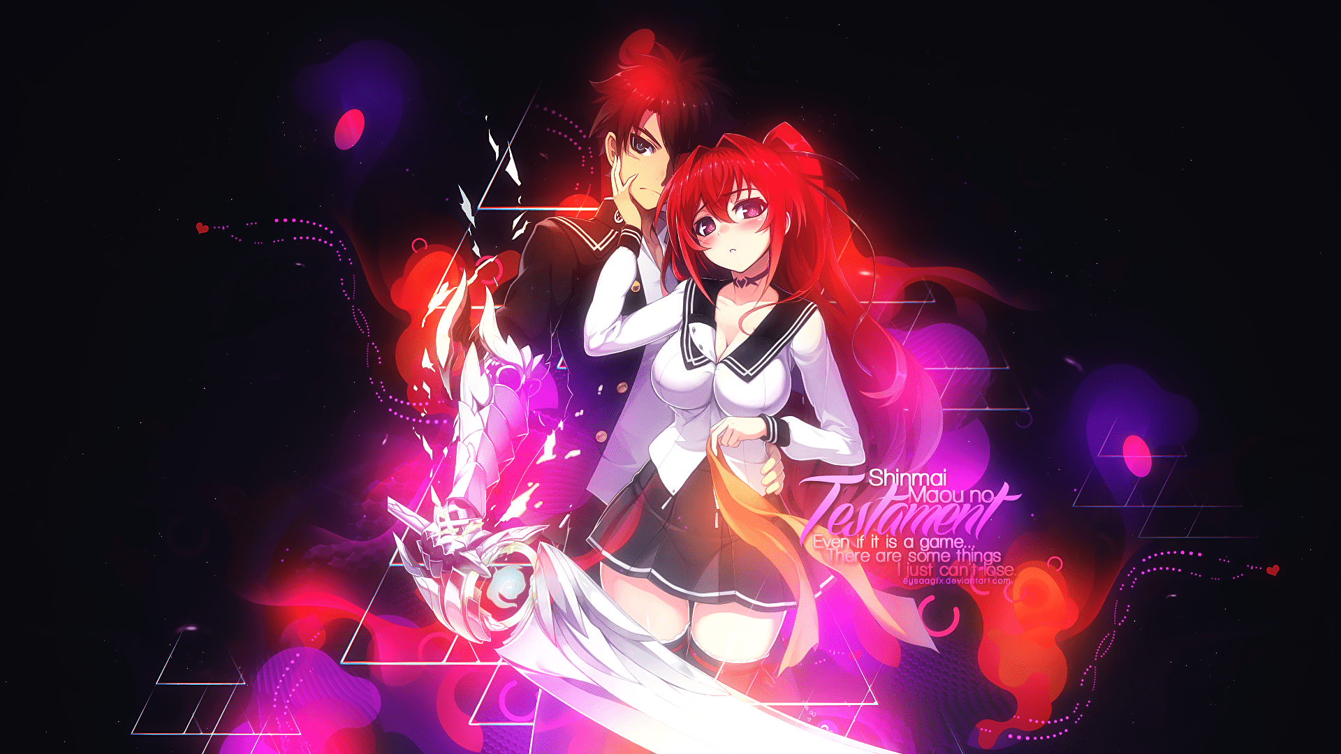 1920x1080 Shinmai Maou No Testament HD Wallpaper and Background Image