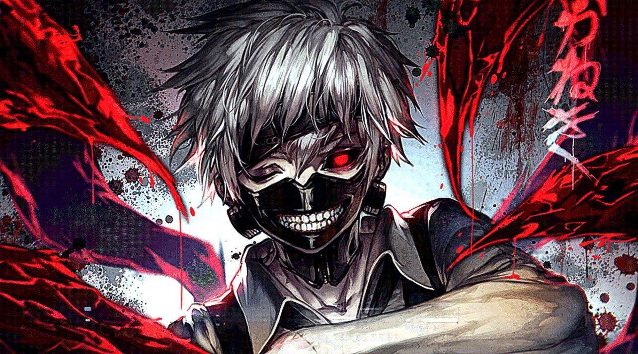 1284x714 Tokyo Ghoul Kaneki Ken Mask Cool Art Wallpaper