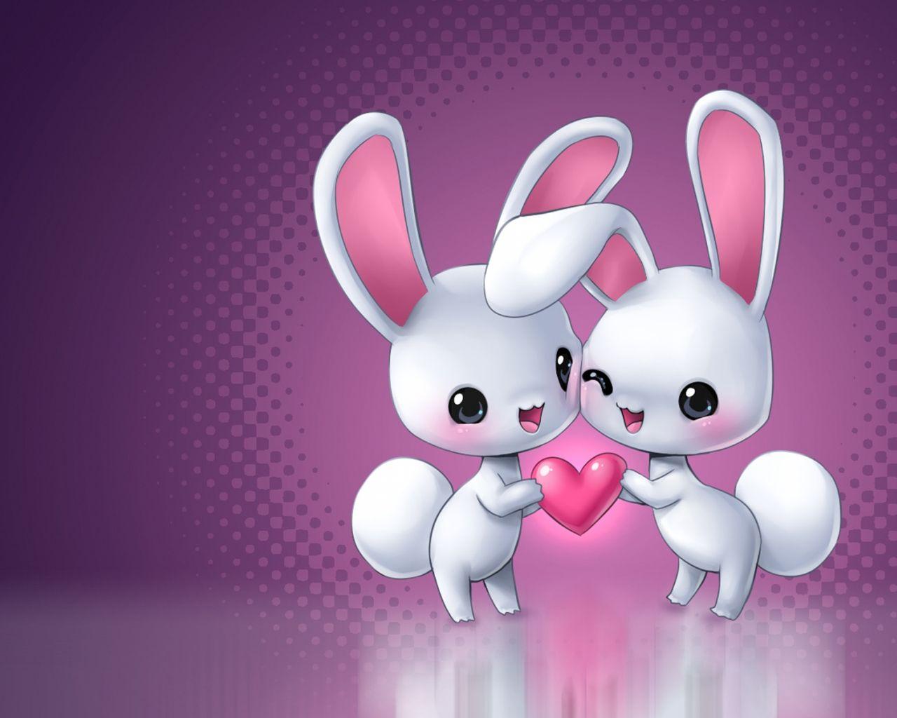 1280x1024 Download Cartoon Love Wallpaper Download, HD Background Download
