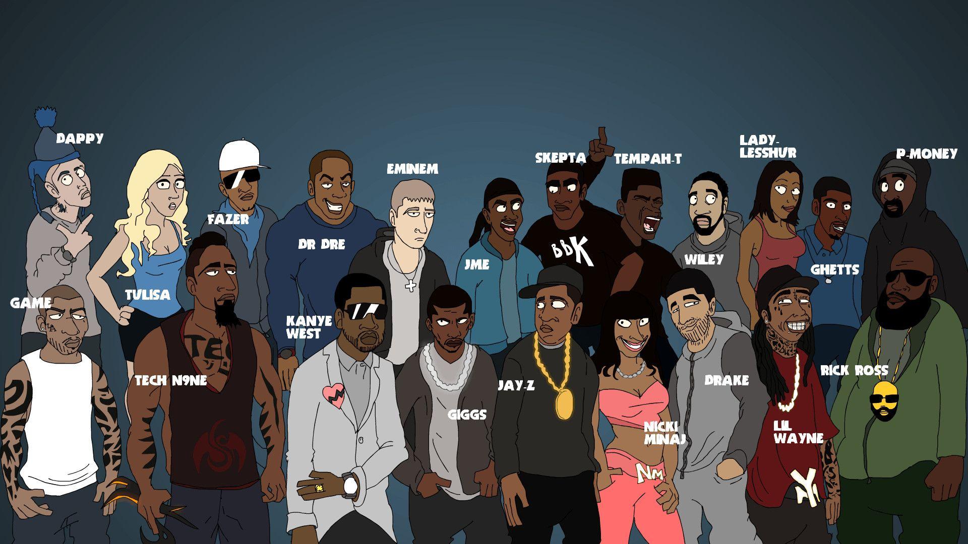 31 Best Free Cartoon Rapper Dreadswallpaper Wallpapers WallpaperAccess