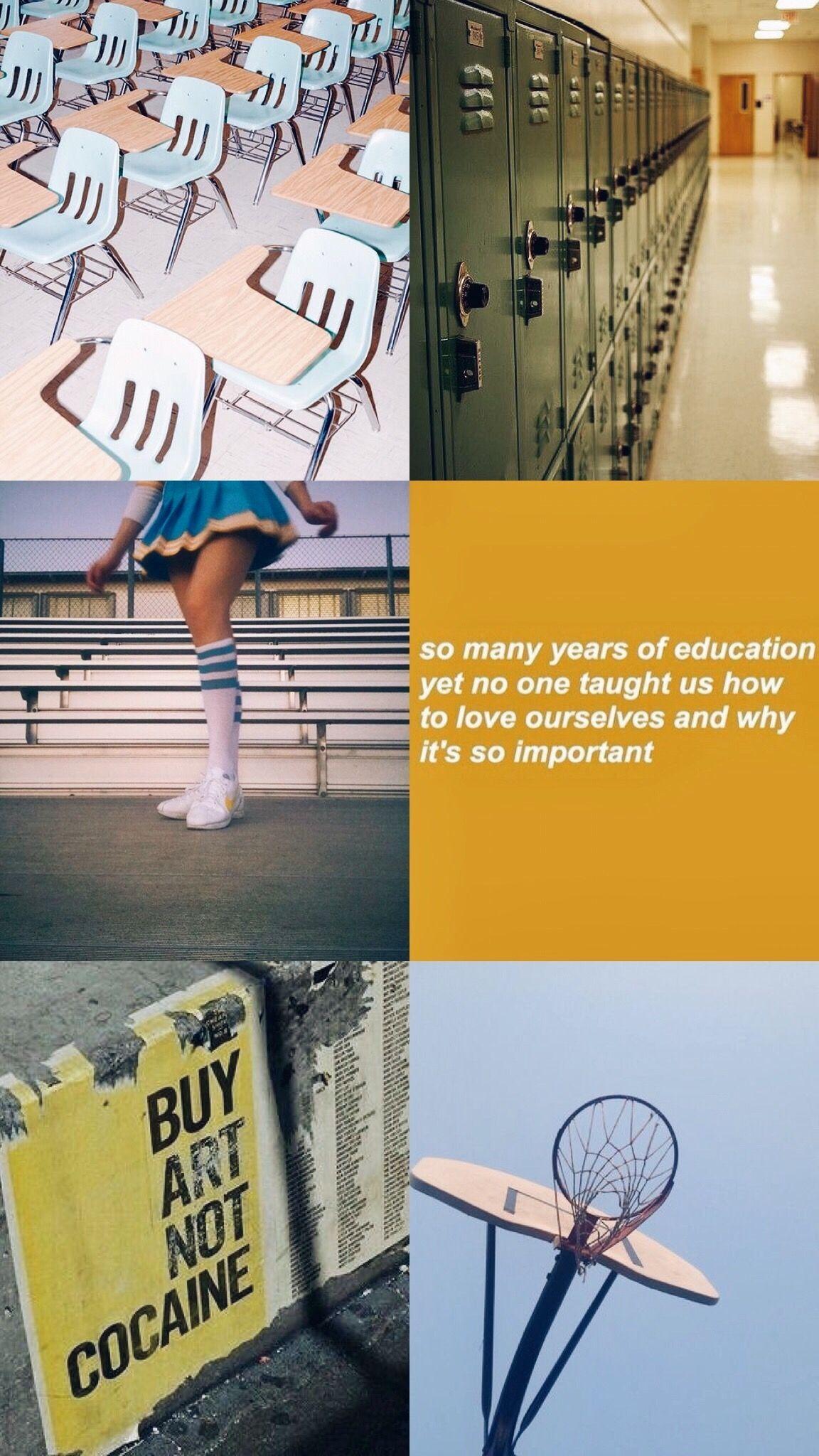 1152x2048 Aesthetic School Wallpaper