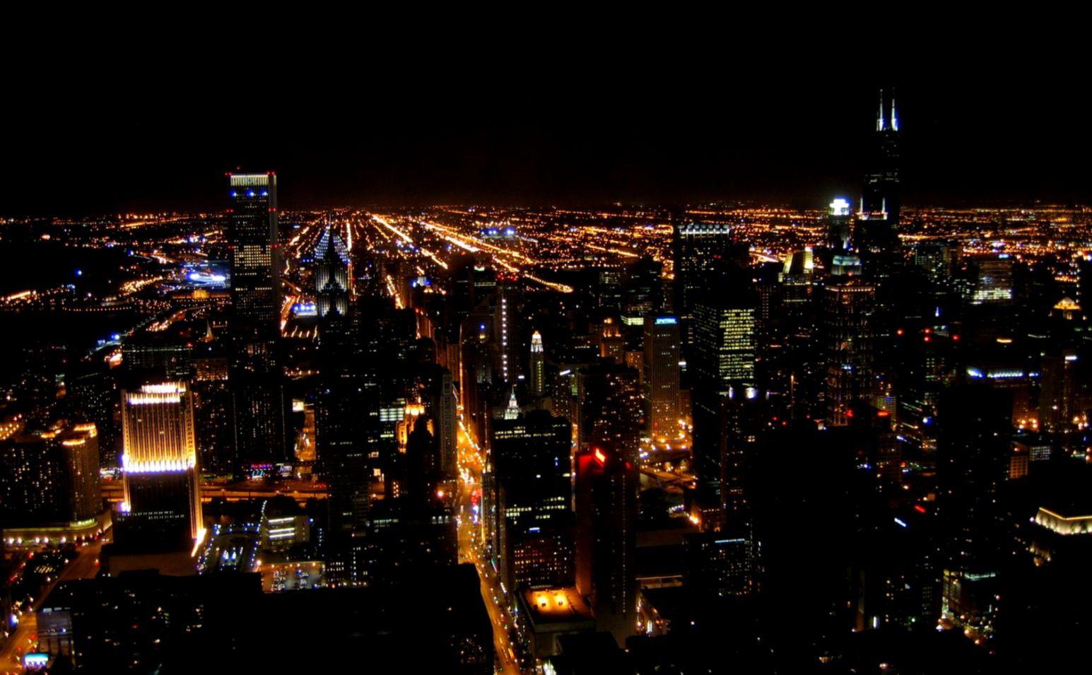 1545x955 New York City At Night Wallpaper HD. HD Wallpaper Gallery