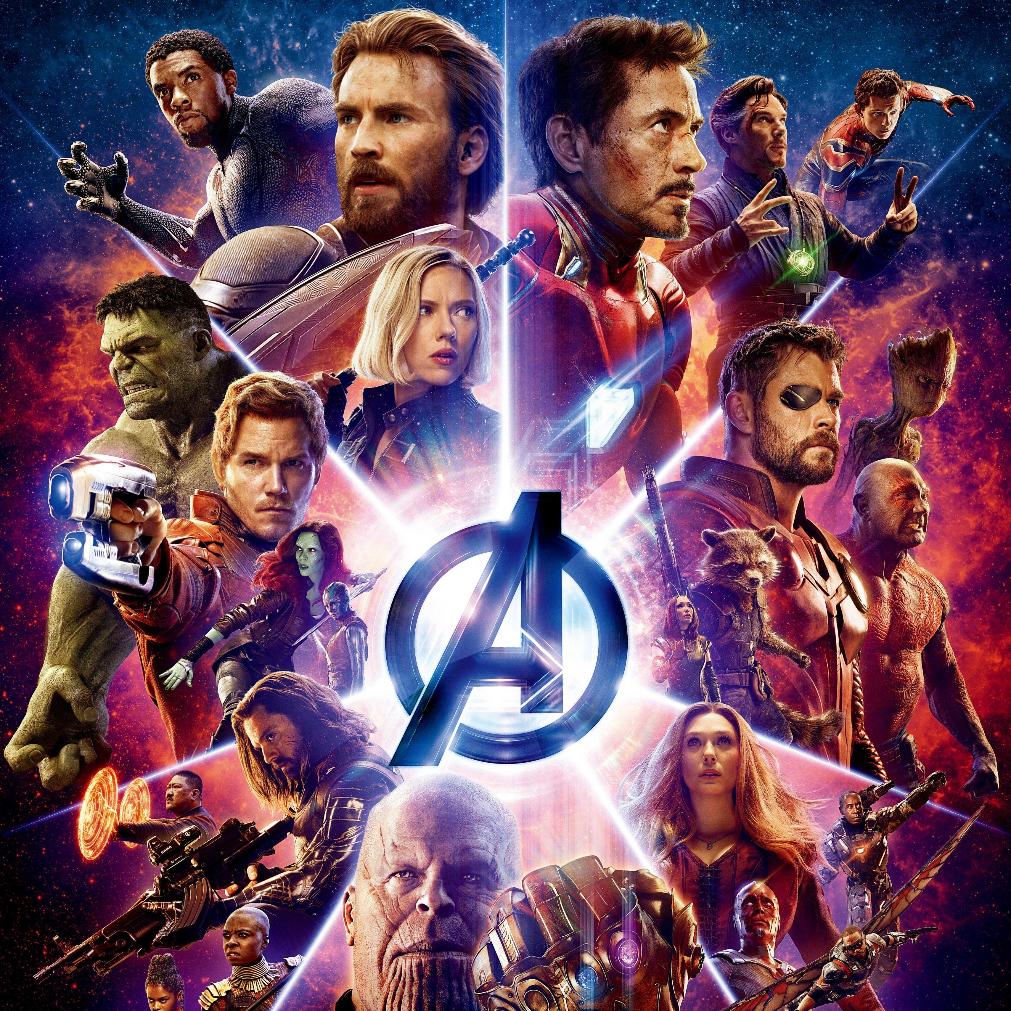 3415x3415 Download Avengers Infinity War 2018 Poster iPad Pro 12.9 inches
