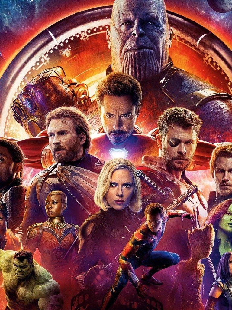 768x1024 Download 768x1024 Avengers: Infinity War, All Heroes Wallpaper