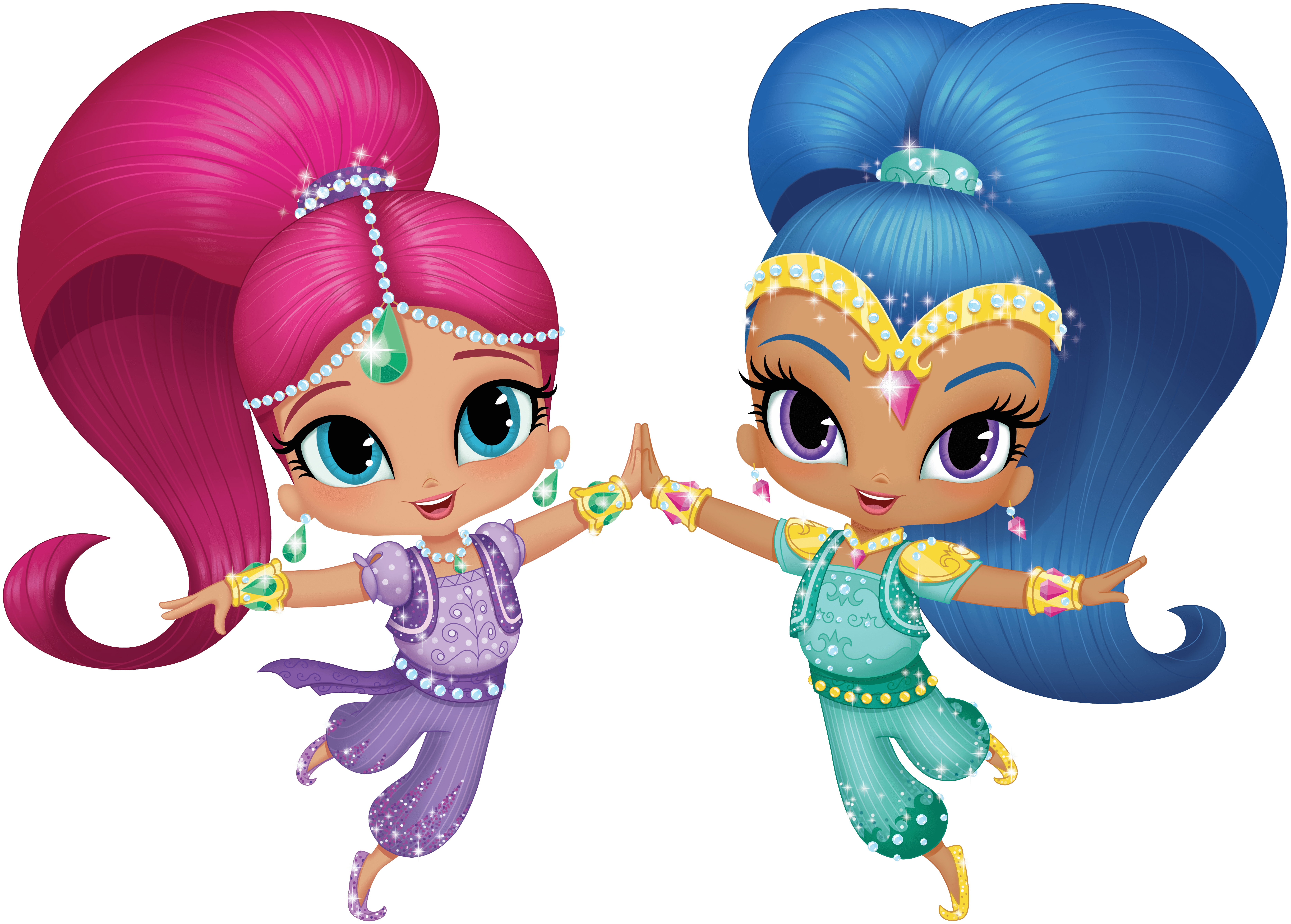 7466x5344 Shimmer and Shine Transparent PNG Clip Art Image