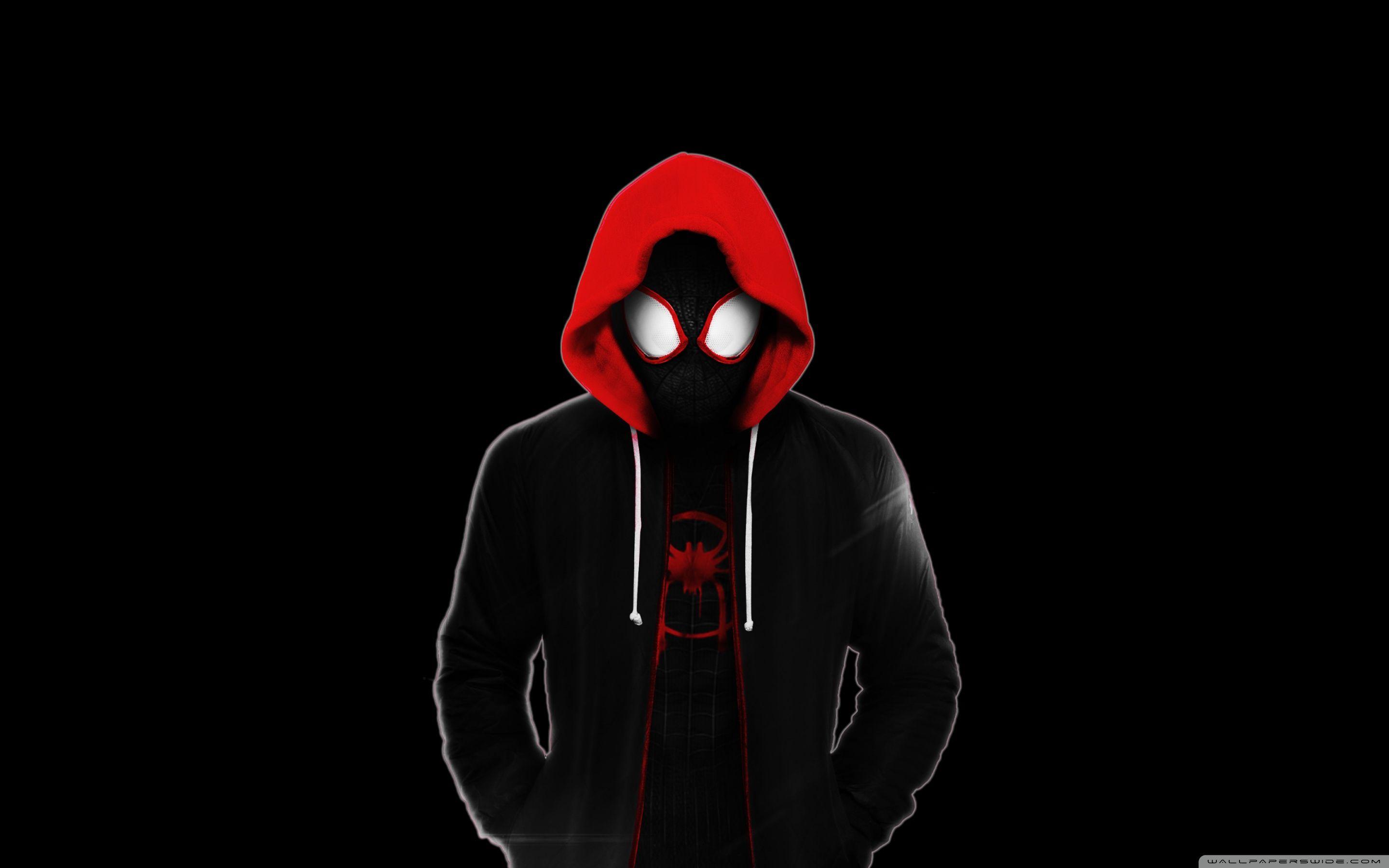 2880x1800 Download Spider Man Into The Spider Verse Dark UltraHD Wallpaper
