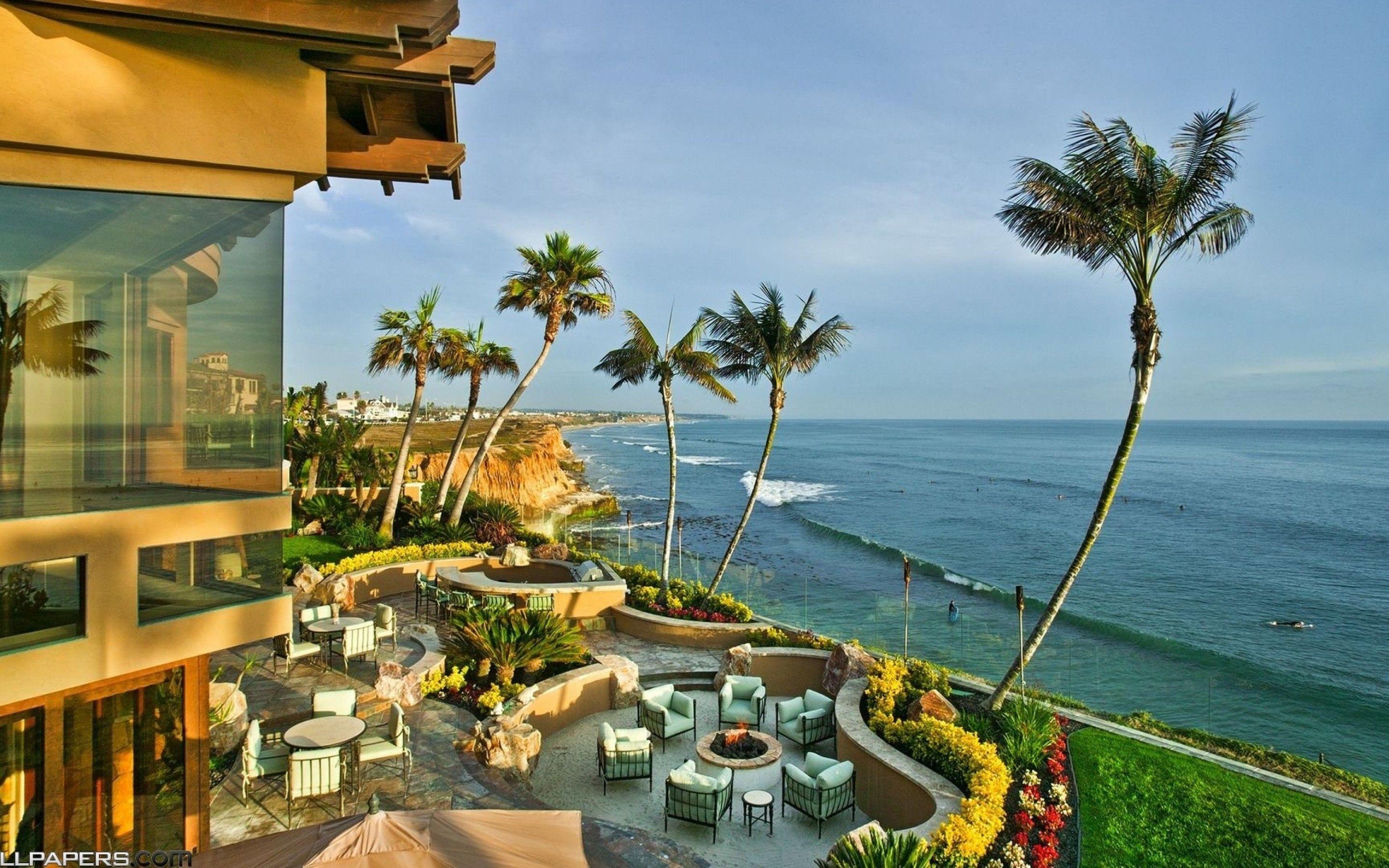 2880x1800 San Diego Beach House wallpaper. nature and landscape