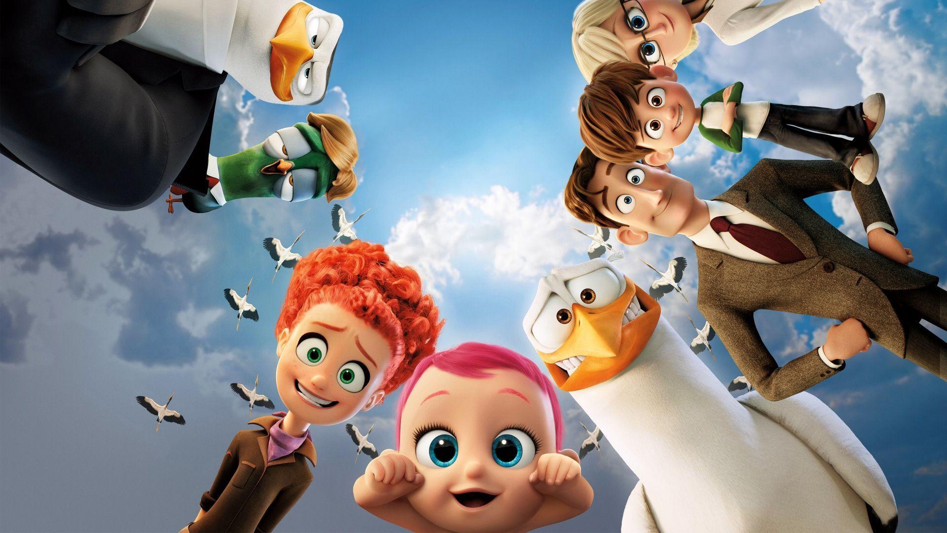 1920x1080 Free download Storks Wallpaper [1920x1080] for your Desktop