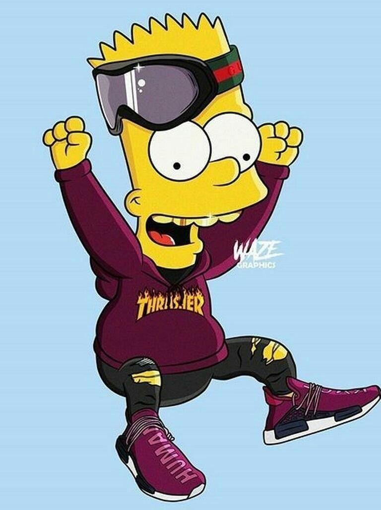 768x1028 Simpsons Hypebeast Wallpaper