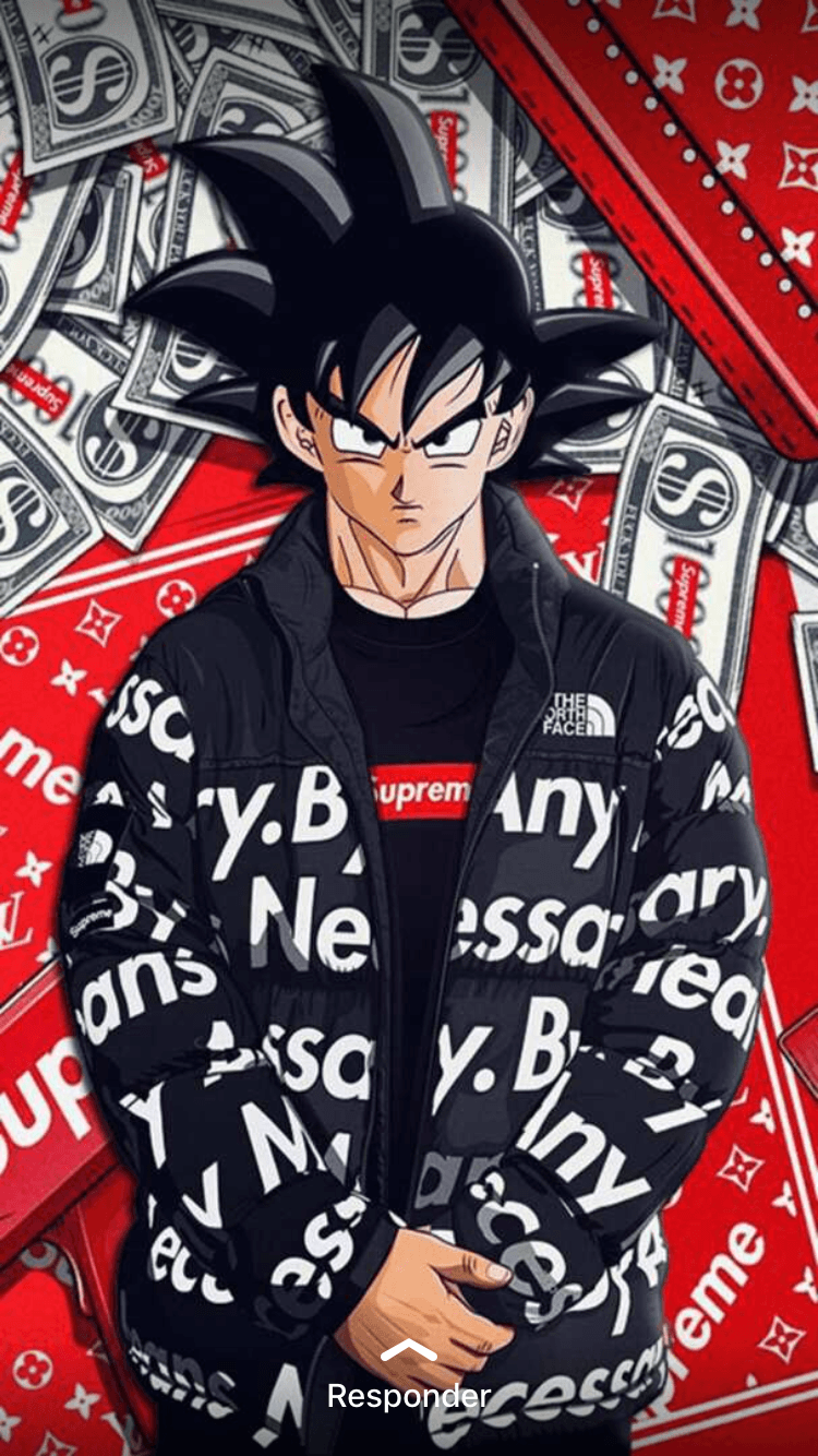 750x1334 Goku Hypebeast Wallpaper
