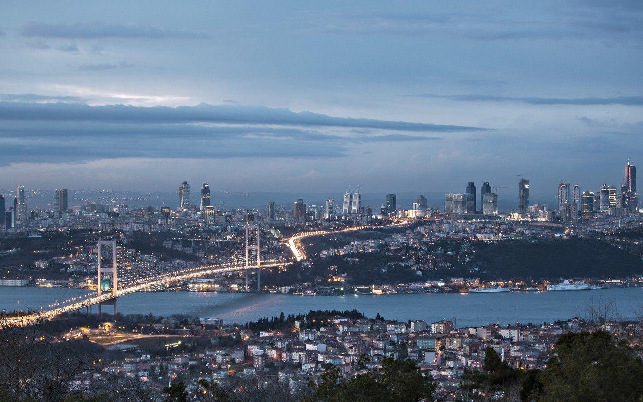 1280x800 Bosphorus Tag wallpaper: Amazing New Lights Lovely Bridge Bosphorus