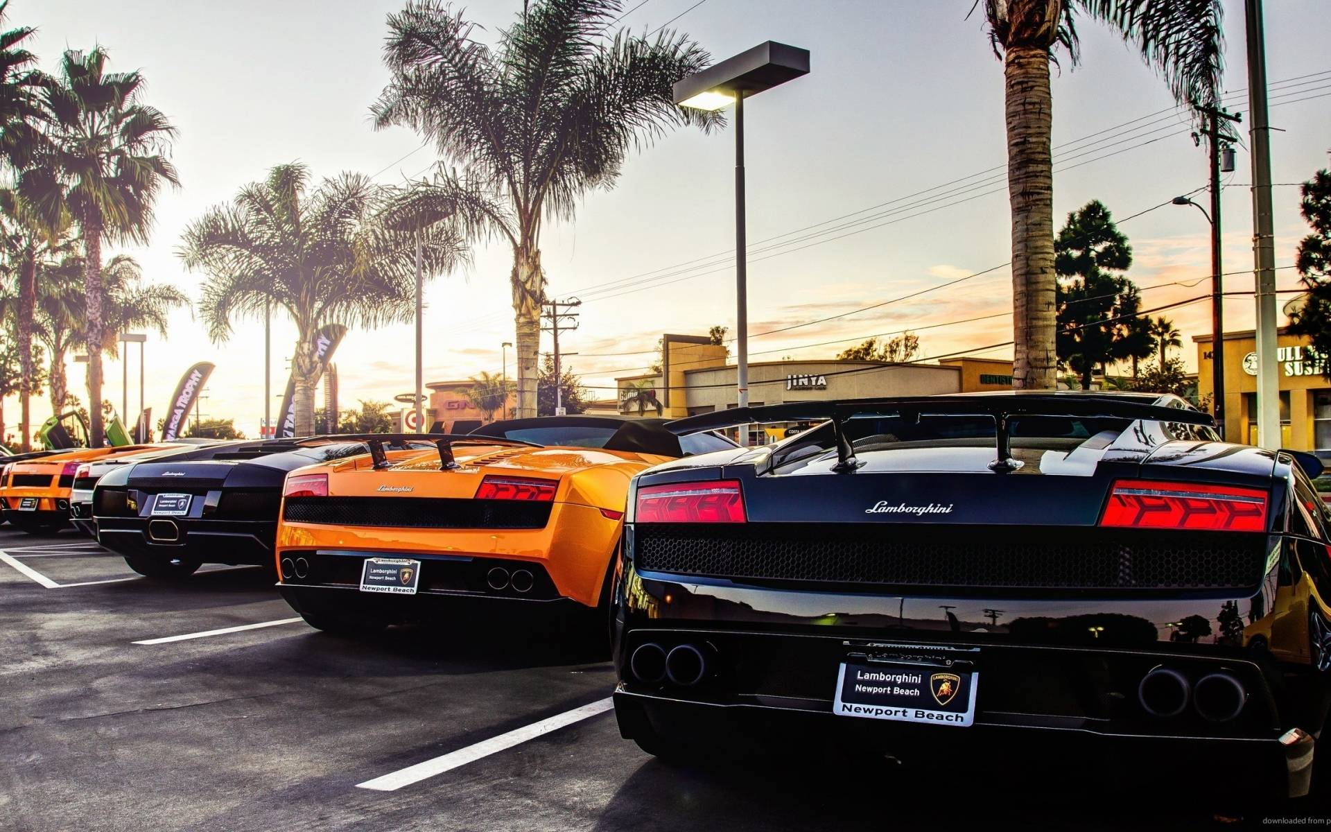 1920x1200 Lamborghini Newport Beach HD Desktop Wallpaper Background download
