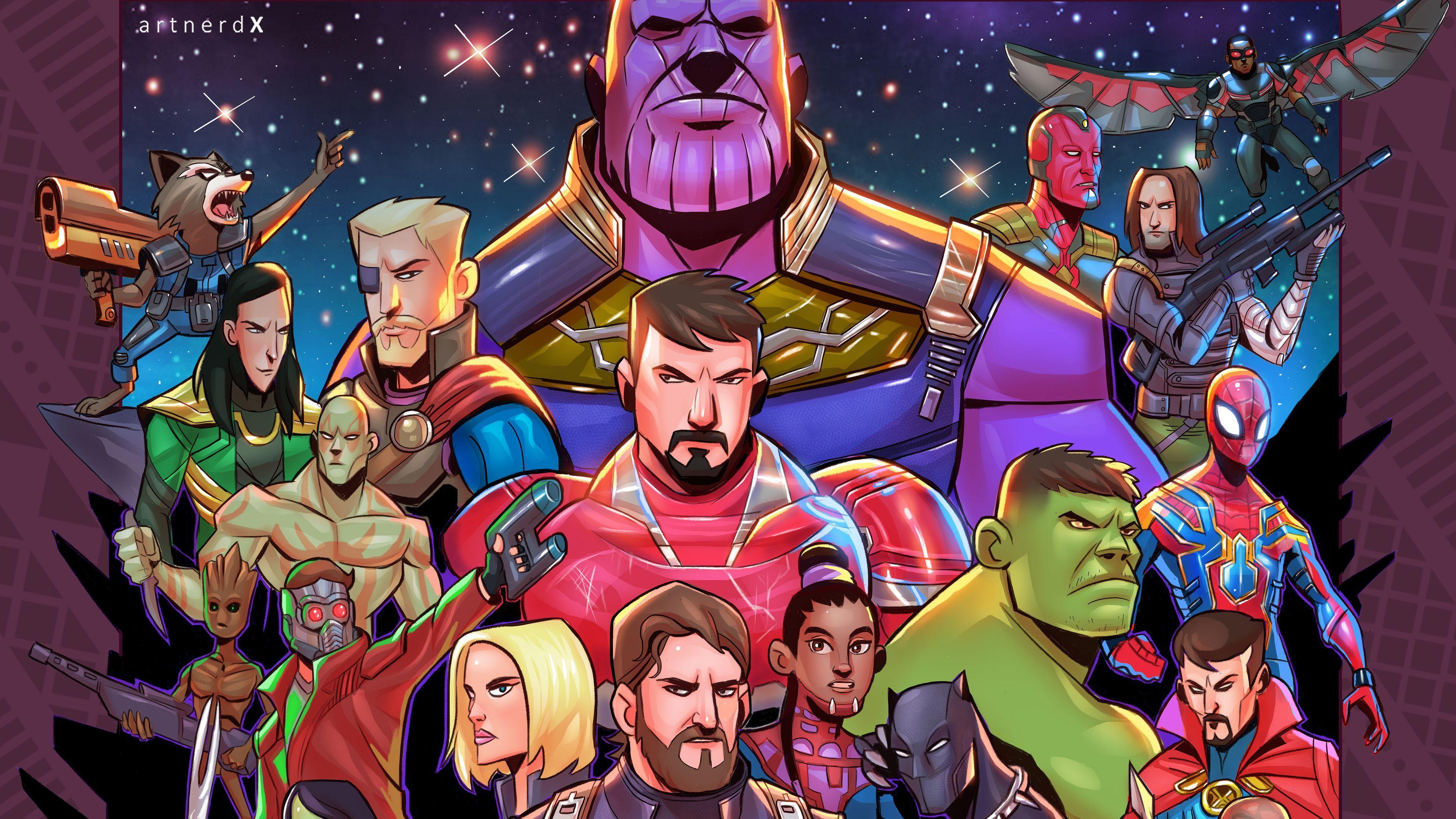Avengers Infinity War Art Wallpapers