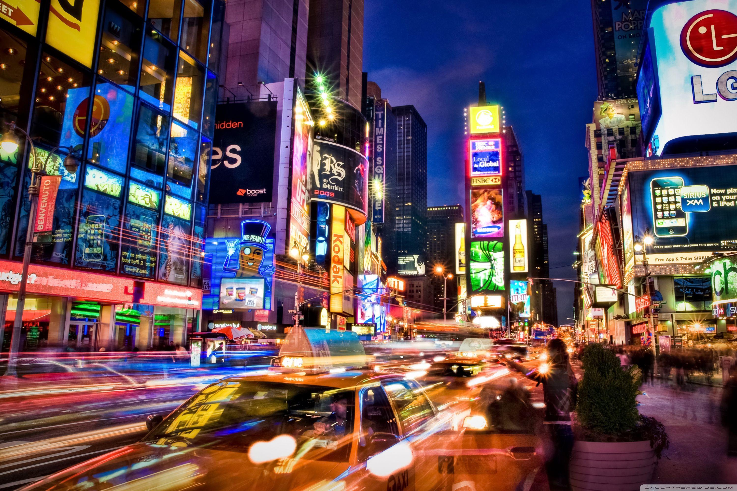 Nyc Night Wallpapers Top Free Nyc Night Backgrounds Wallpaperaccess