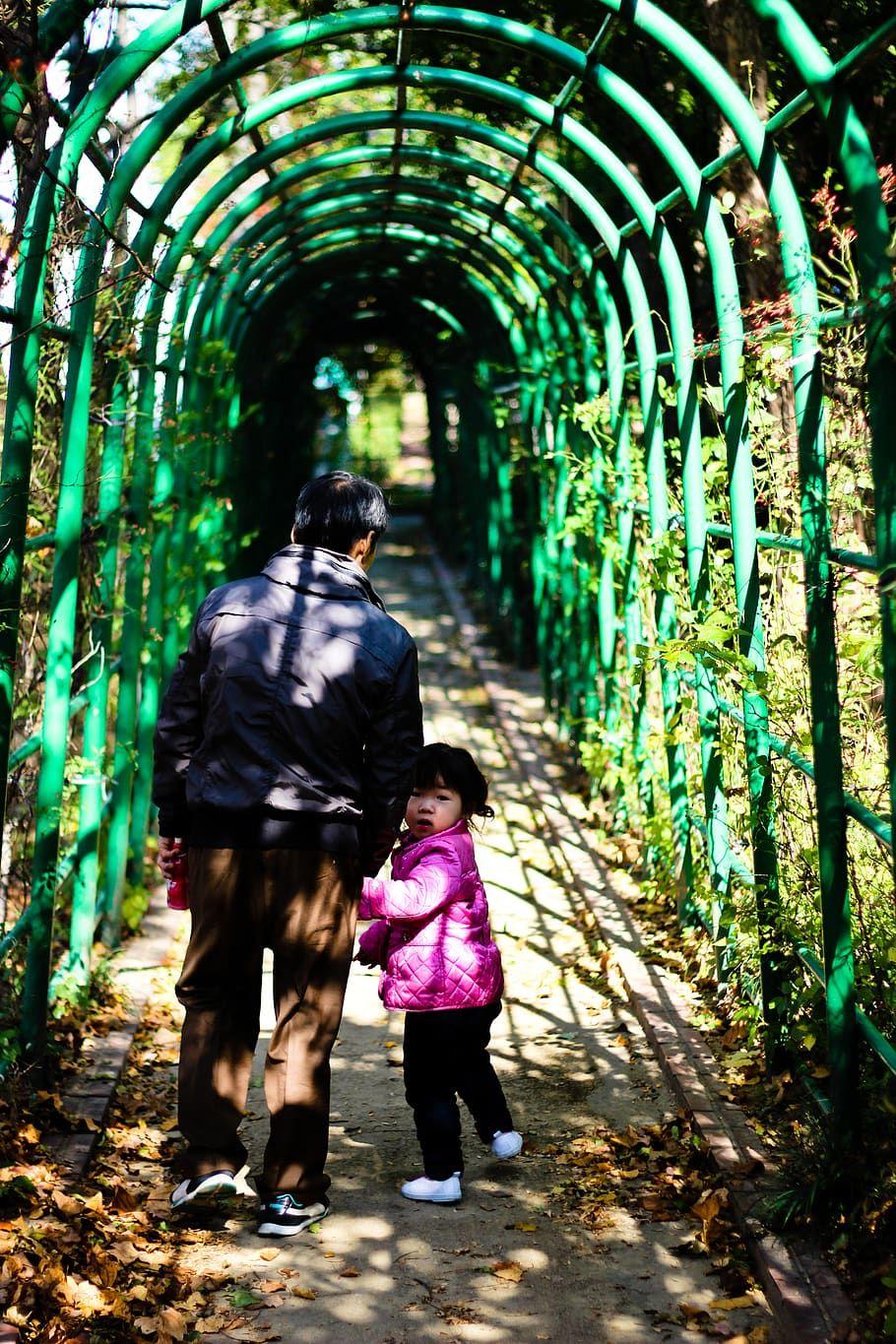 910x1365 HD wallpaper: south korea, daegu, walk, daughter, baby, full length, rear view