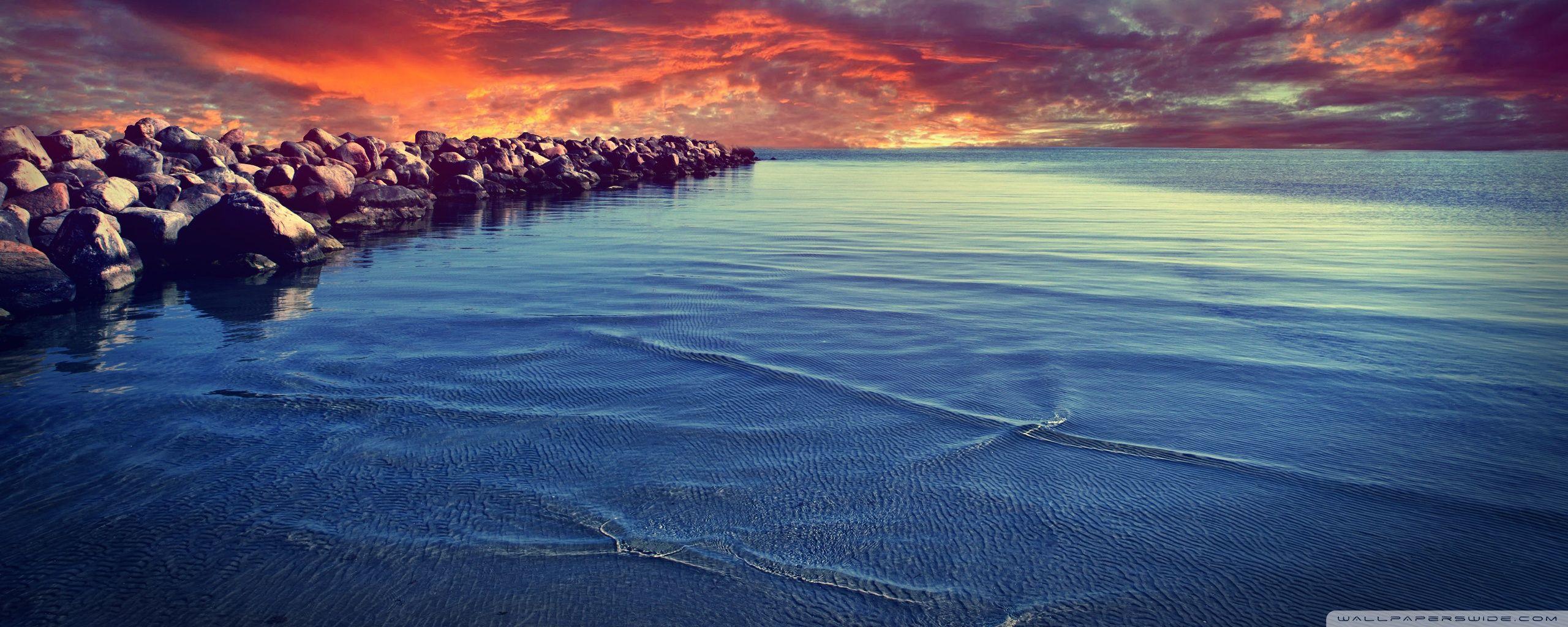2560x1024 Baltic Sea Ultra HD Desktop Background Wallpaper for 4K UHD TV