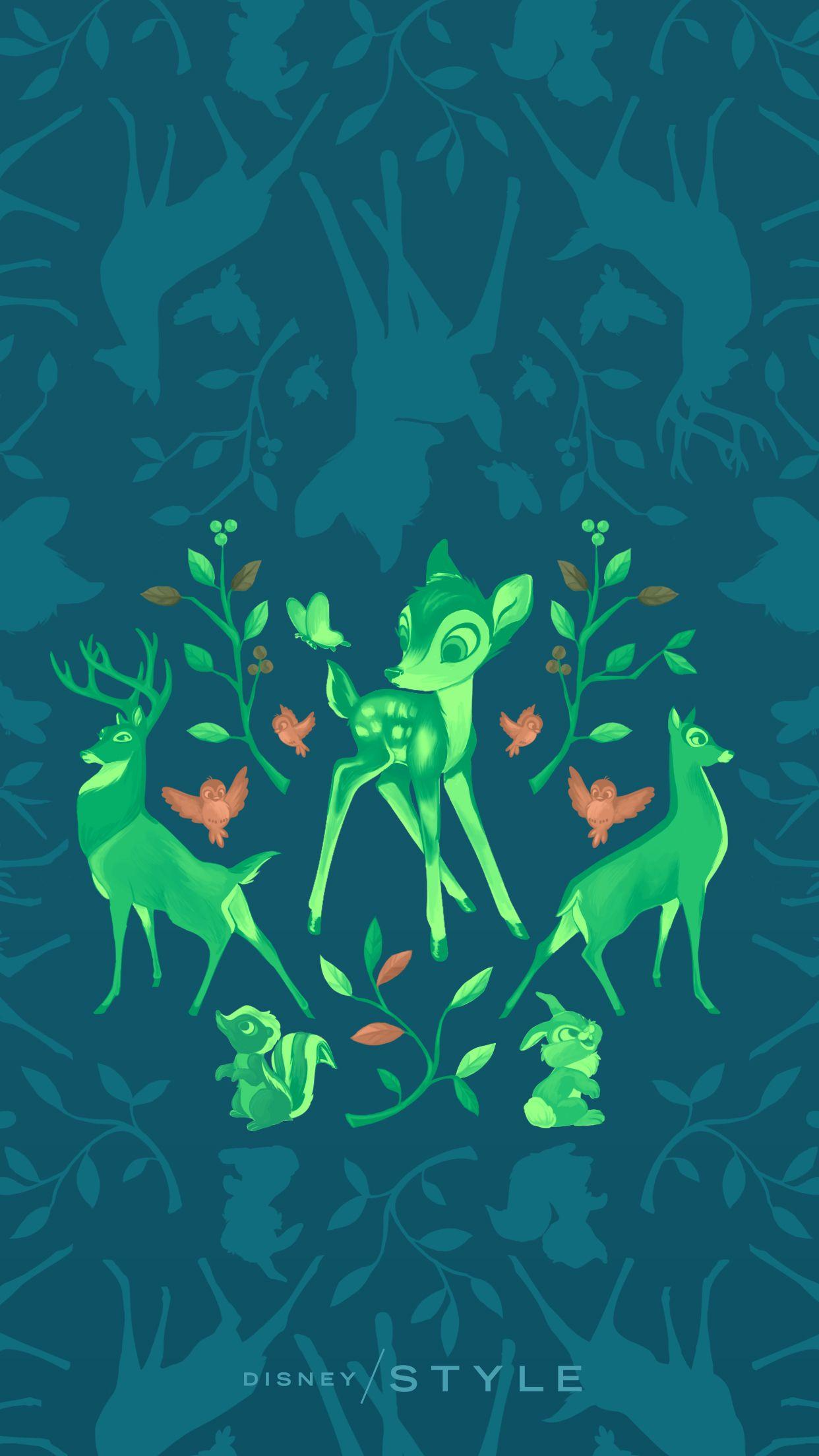 1242x2208 Bambi Phone Wallpaper