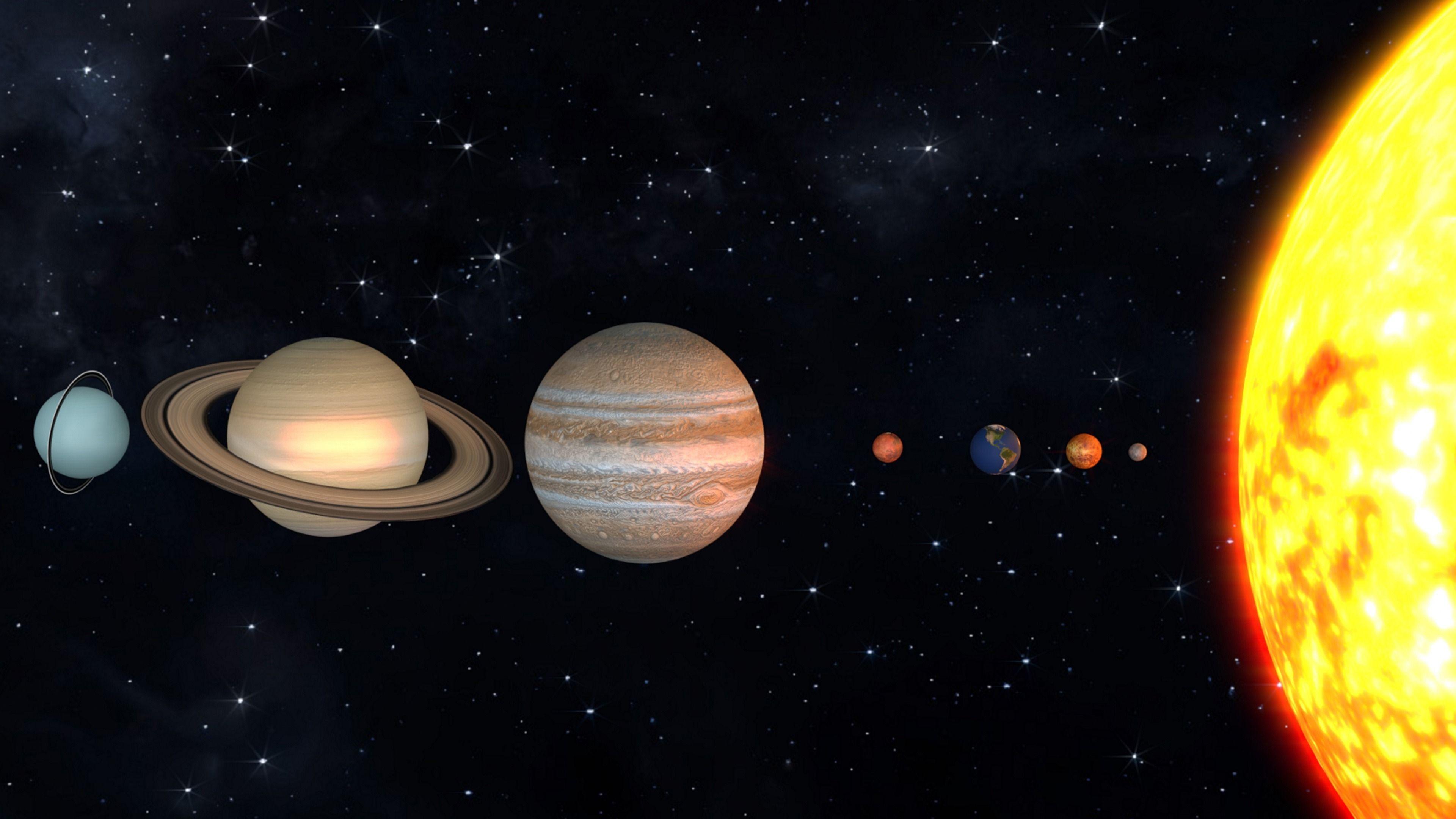 3840x2160 Cosmic Galaxy Planet 4k Background for Desktop