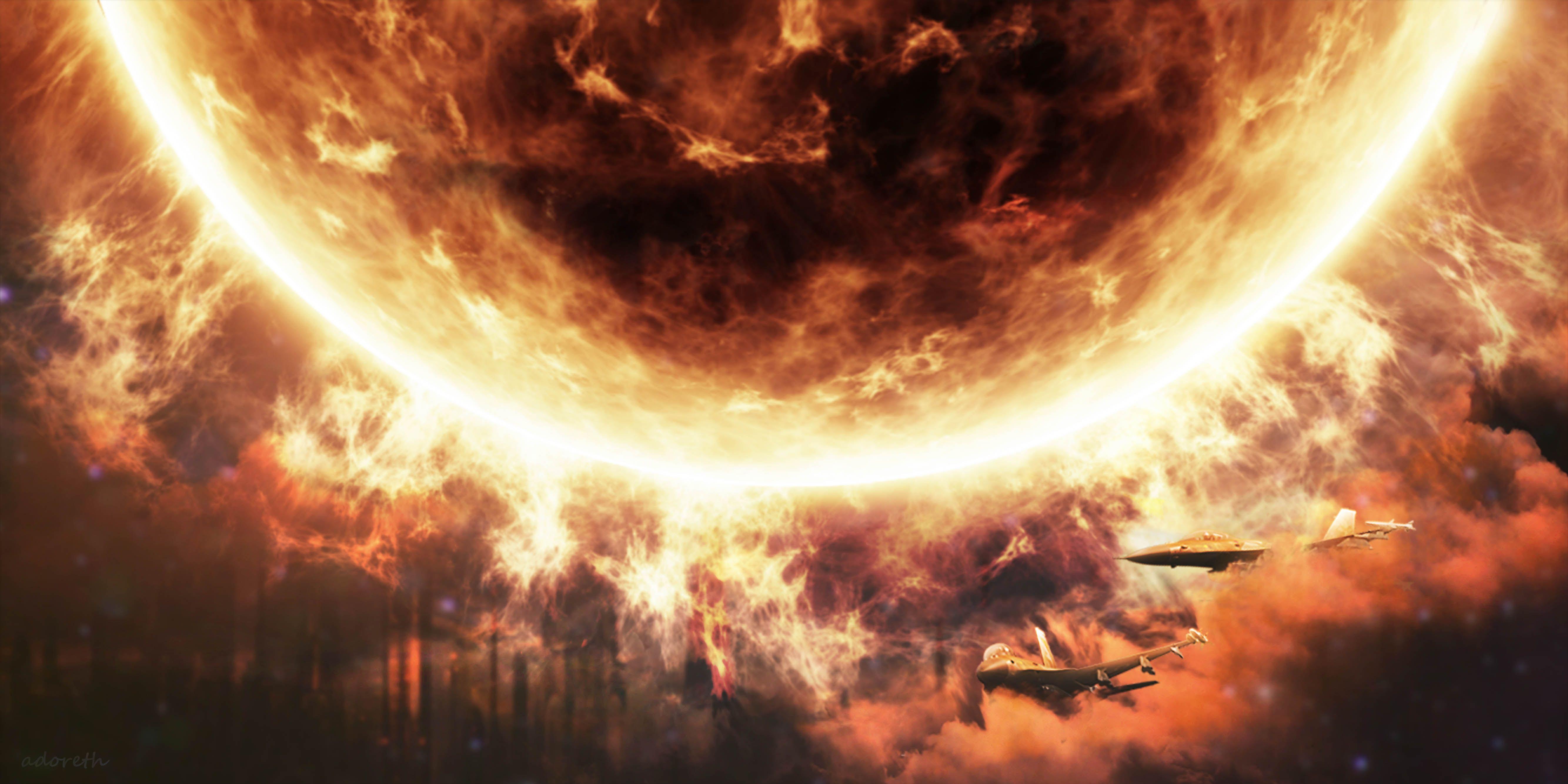 5333x2667 Sun HD Wallpaper and Background Image