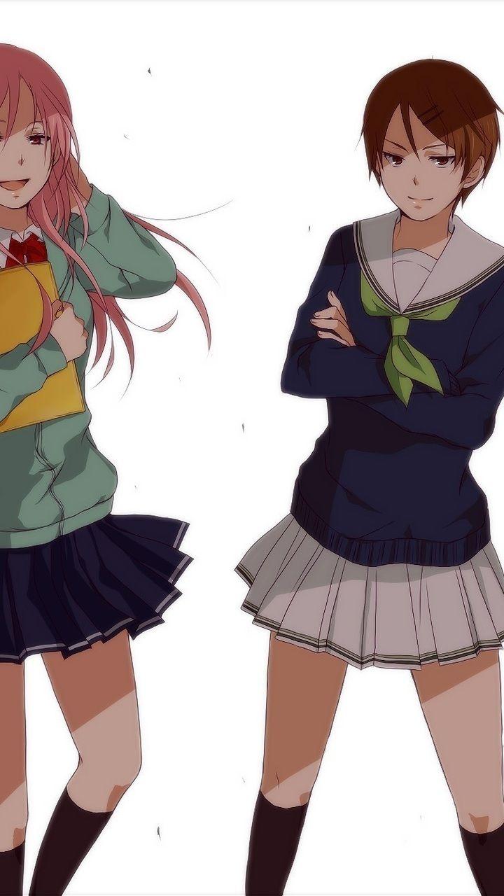 720x1280 aida riko, anime, momoi satsuki, art, basketball kuroko