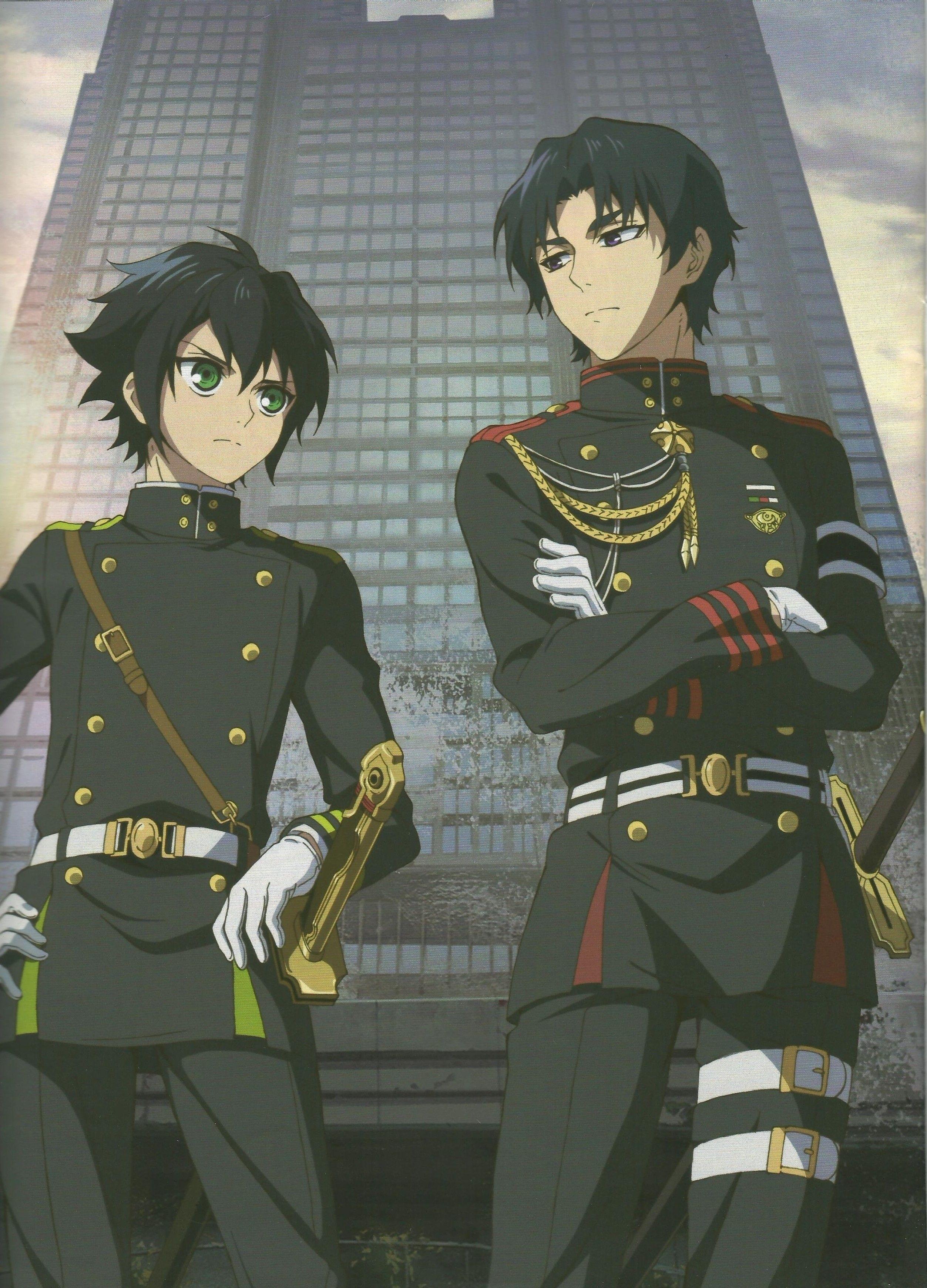 2505x3480 Seraph of the End 終わりのセラフ 』. Hyakuya, Yūichirō, Yuu