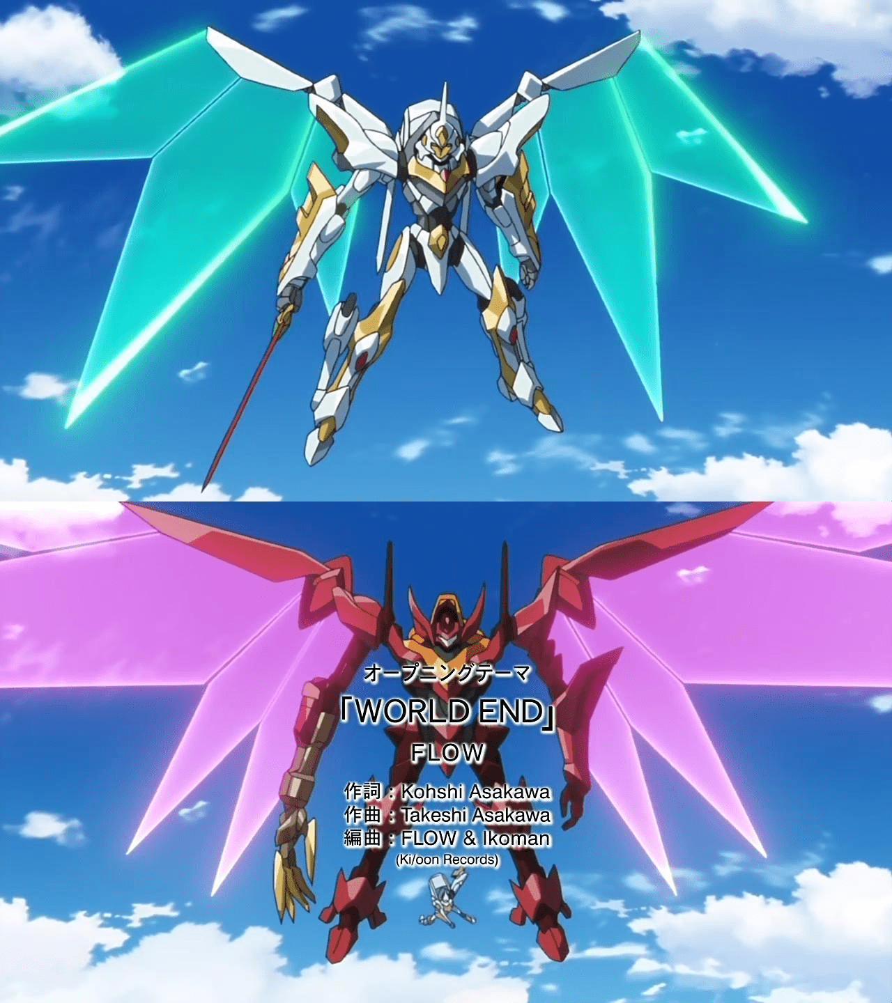 1280x1440 Lancelot vs Guren Wallpaper. Lancelot vs