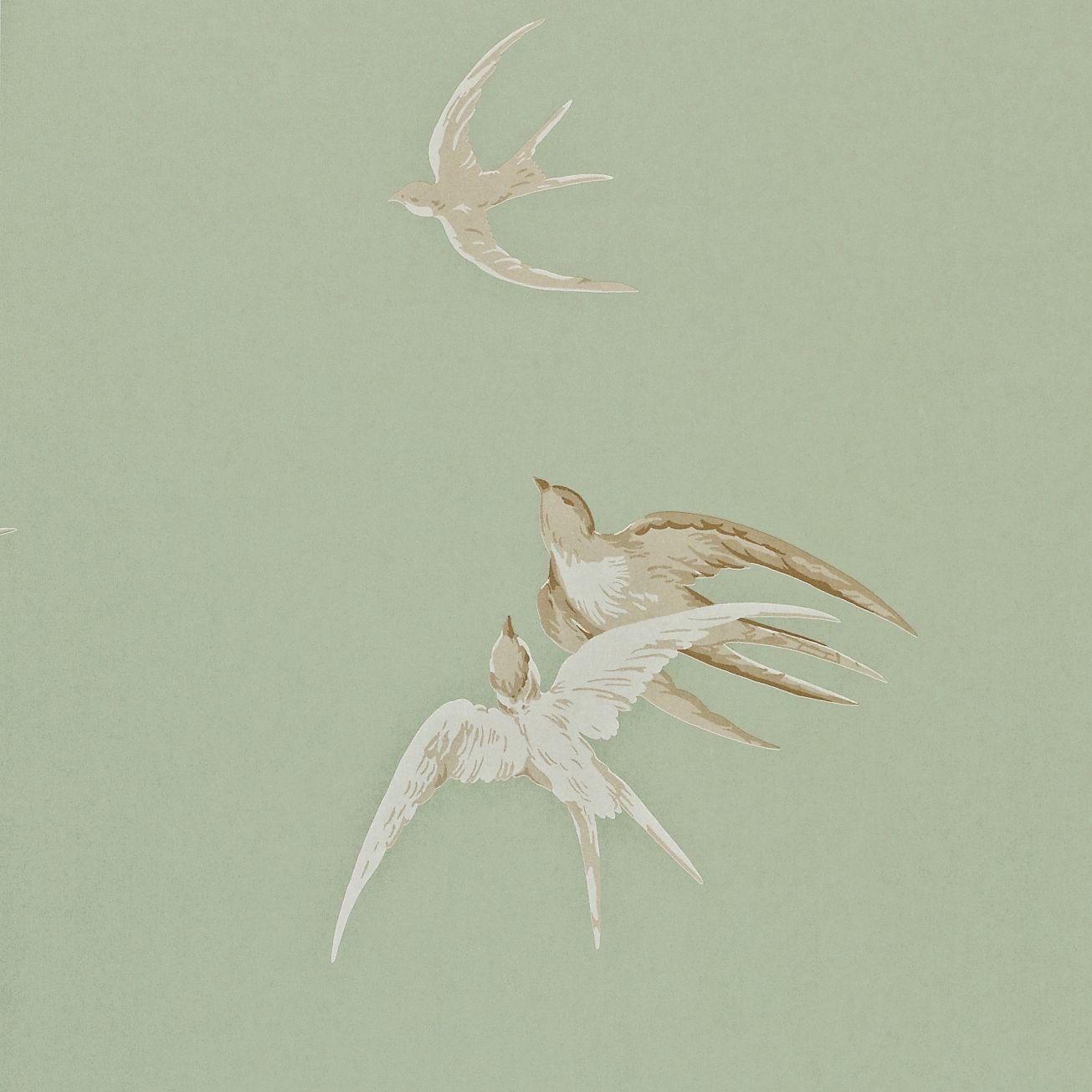 1305x1305 Swallows, ' a serene design dating from the 1930s, exemplifies