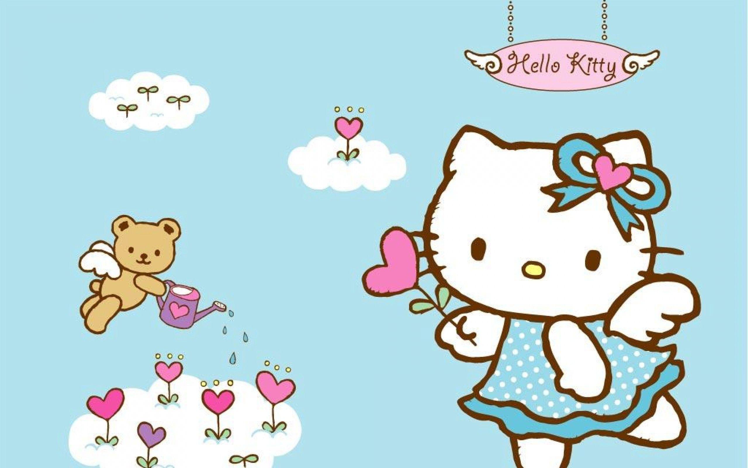 2560x1600 Hello Kitty Bow Wallpaper