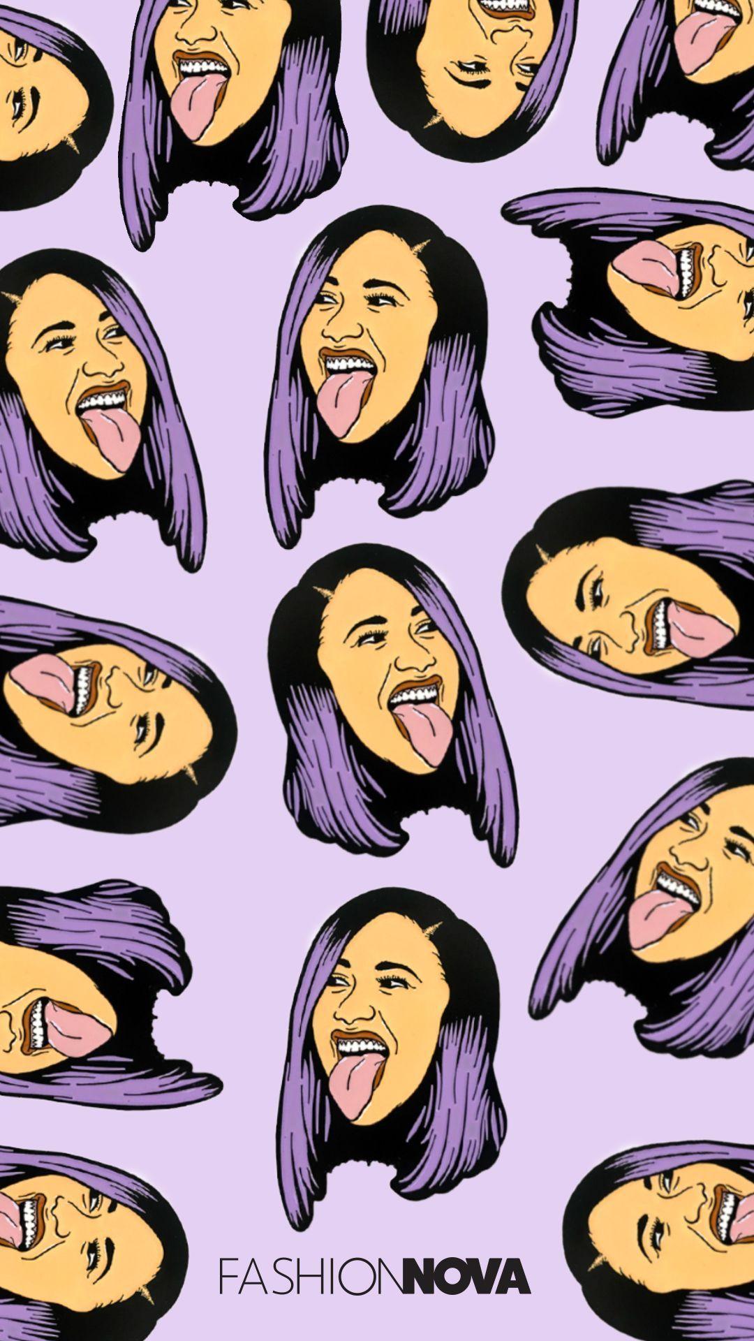 Cardi B Cartoon Wallpapers - Top Free Cardi B Cartoon Backgrounds ...