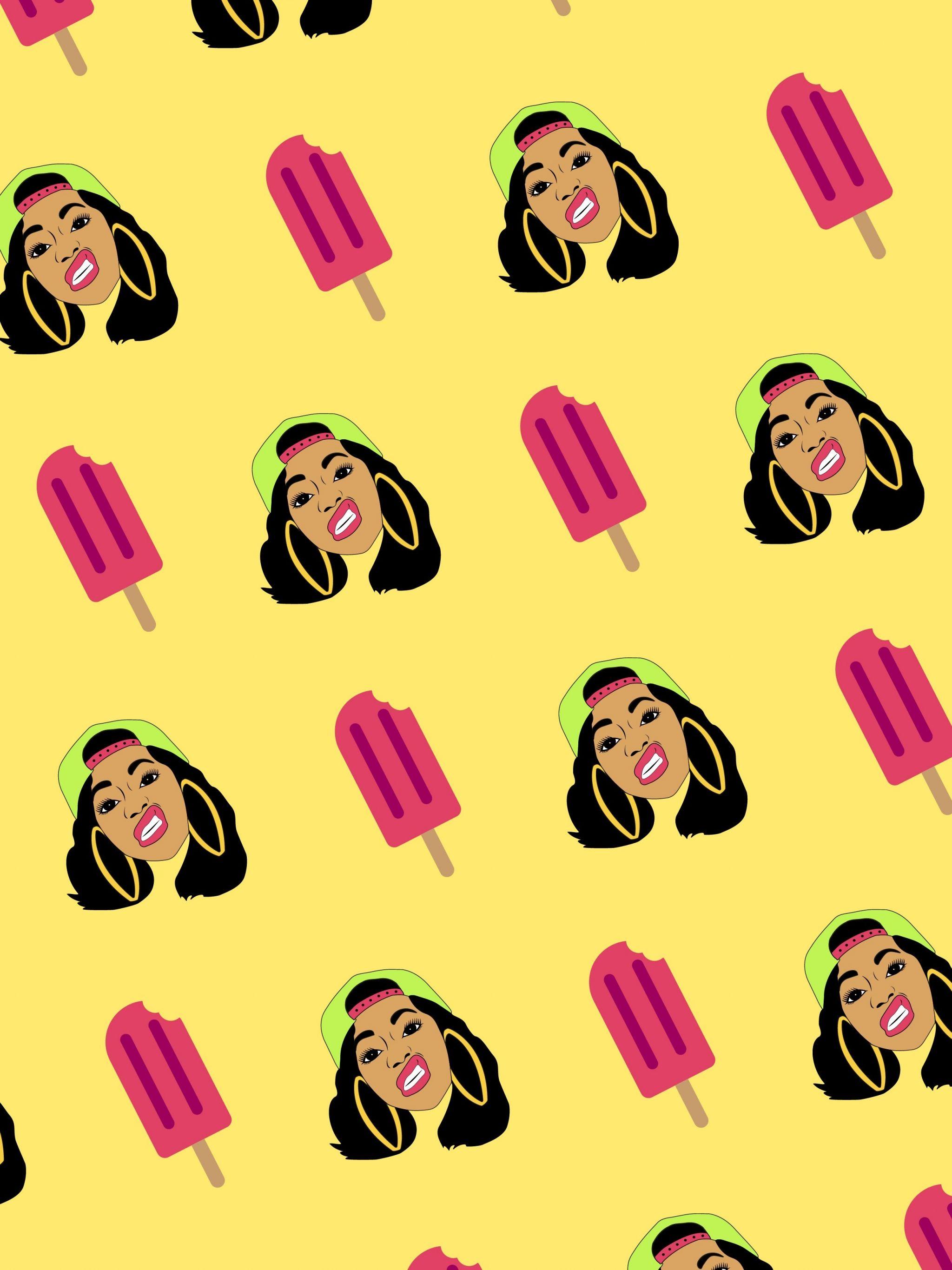 2048x2732 Free download Cardi B iPhone Screen Saver Wallpaper in 2019 Cardi