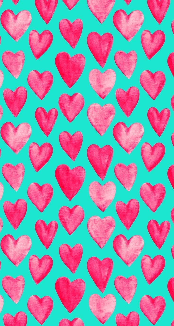 Wonder Red Love Heart Valentines Wallpaper 1 - Fab Mood