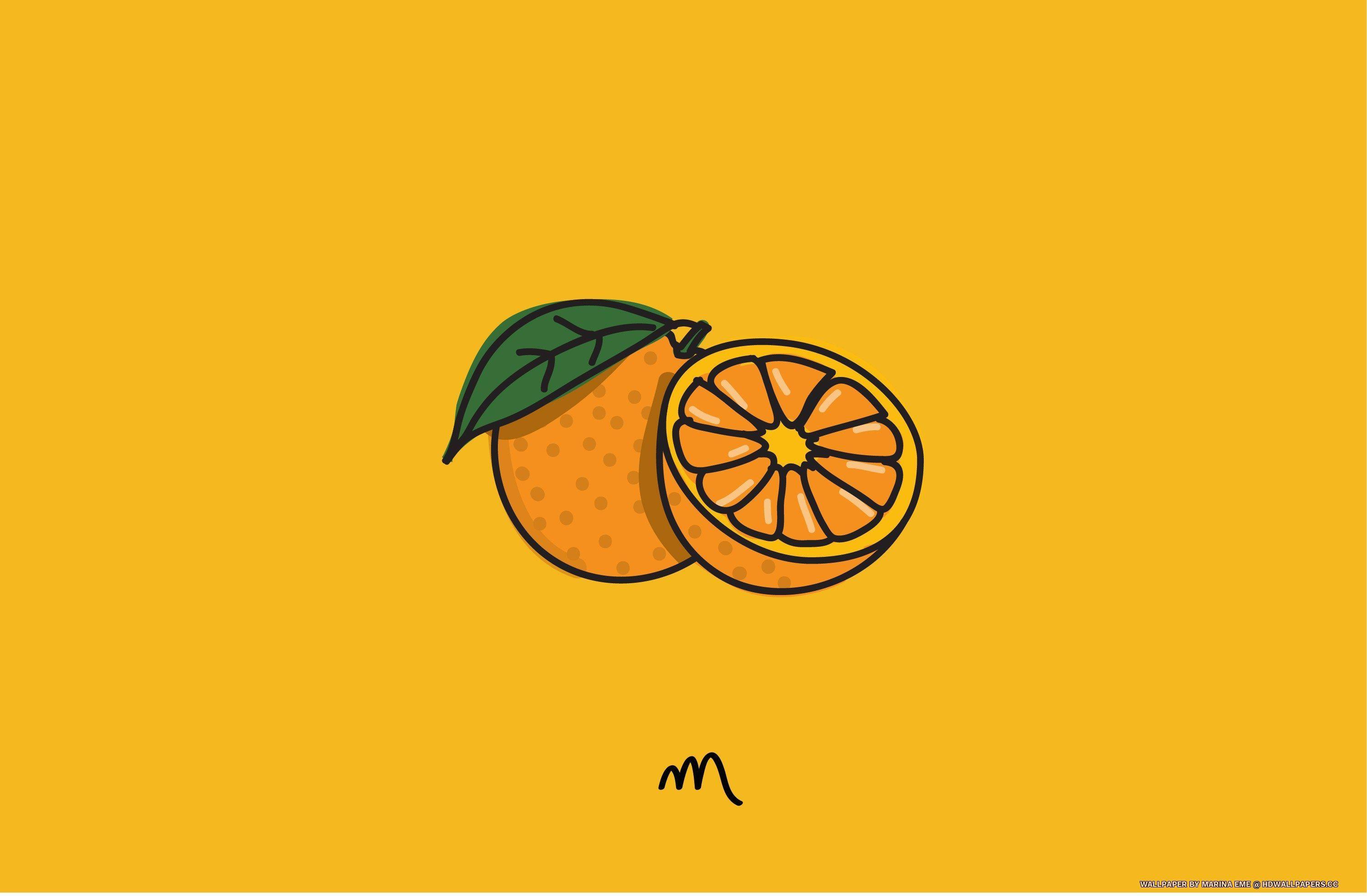 3001x1968 Eme's orange. Yellow aesthetic, Yellow wallpaper, Aesthetic colors