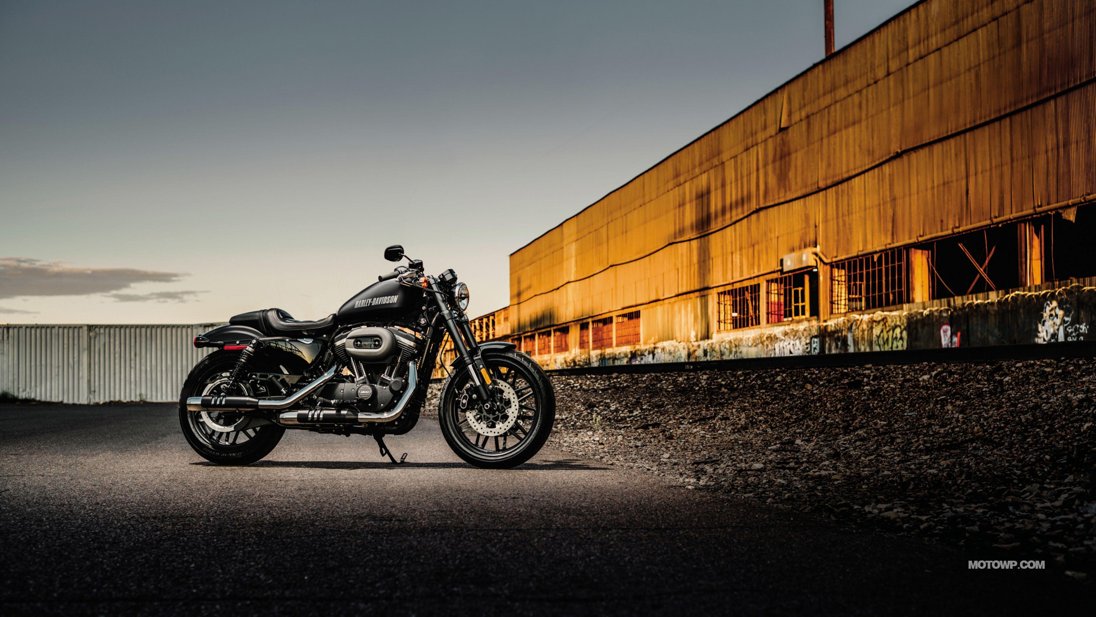 3840x2160 Motorcycles Desktop Wallpaper Harley Davidson Sportster Roadster