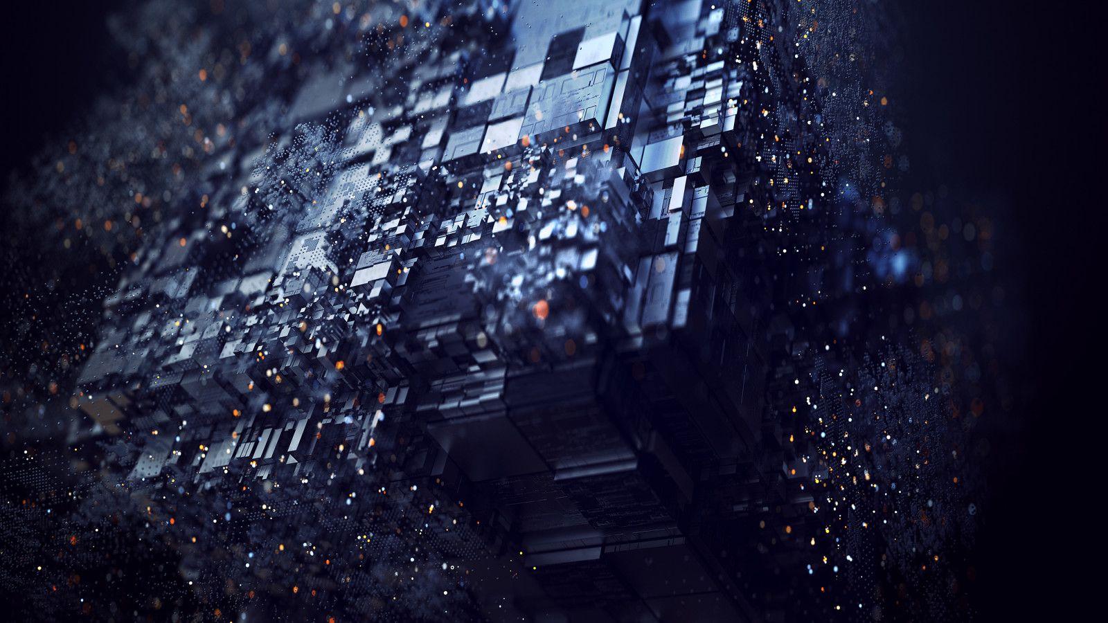 1600x900 3D Abstract Digital Art Shapes 1600x900 Resolution HD 4k