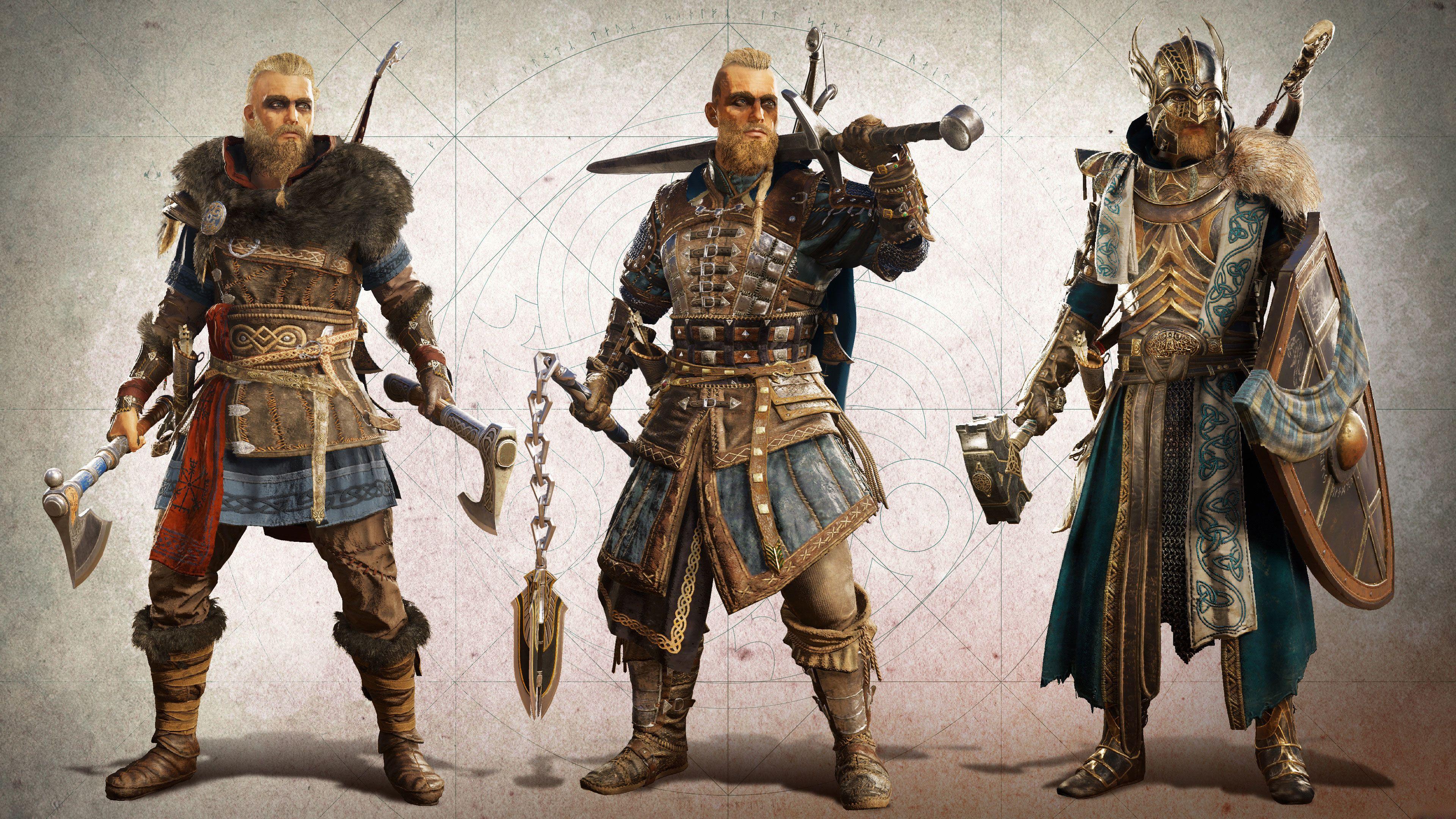 3840x2160 Assassins Creed Valhalla Vikings Characters Wallpaper, HD Games 4K