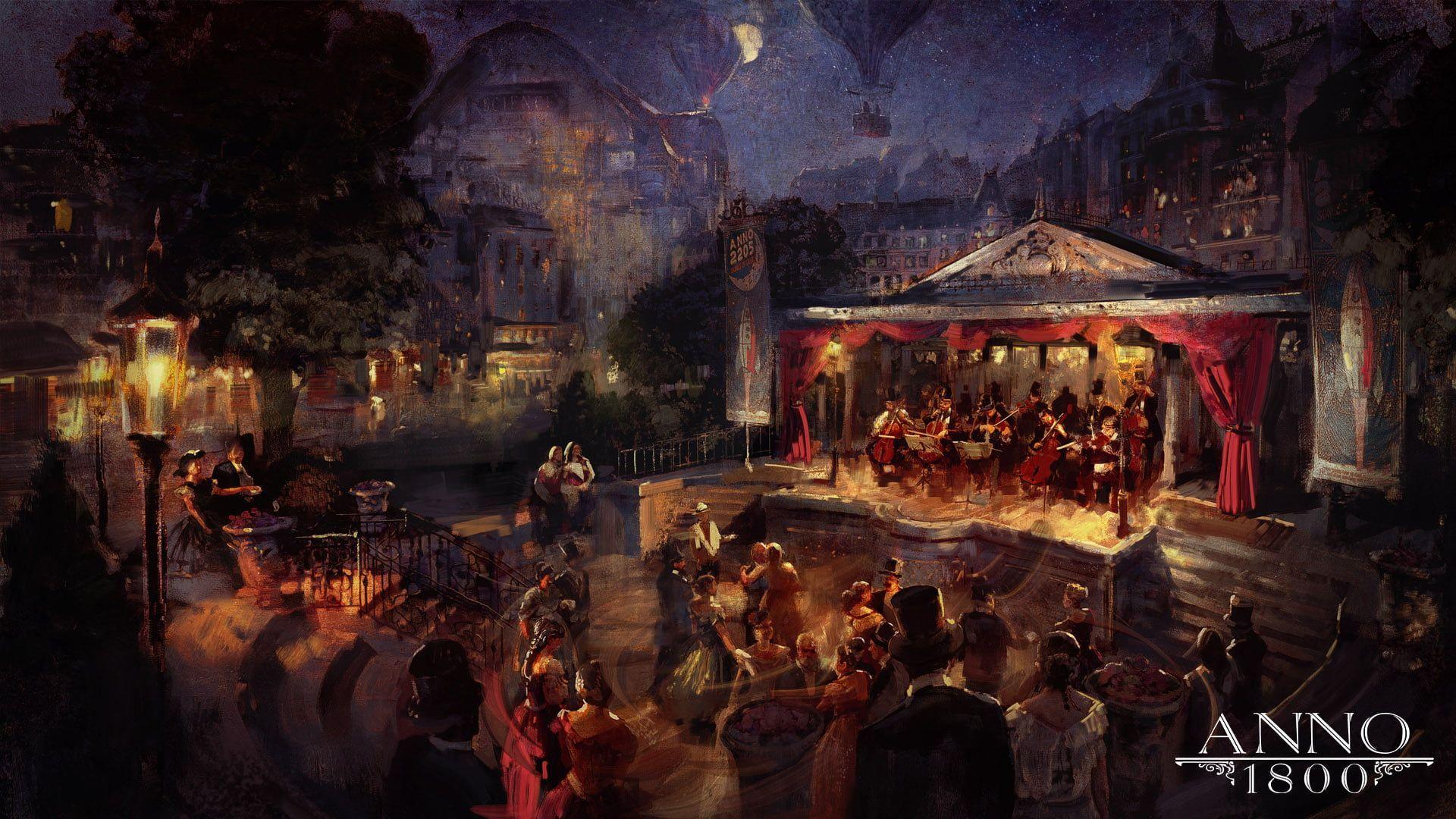 1920x1080 Anno 1800 s digital art concept art #artwork #Ubisoft concert