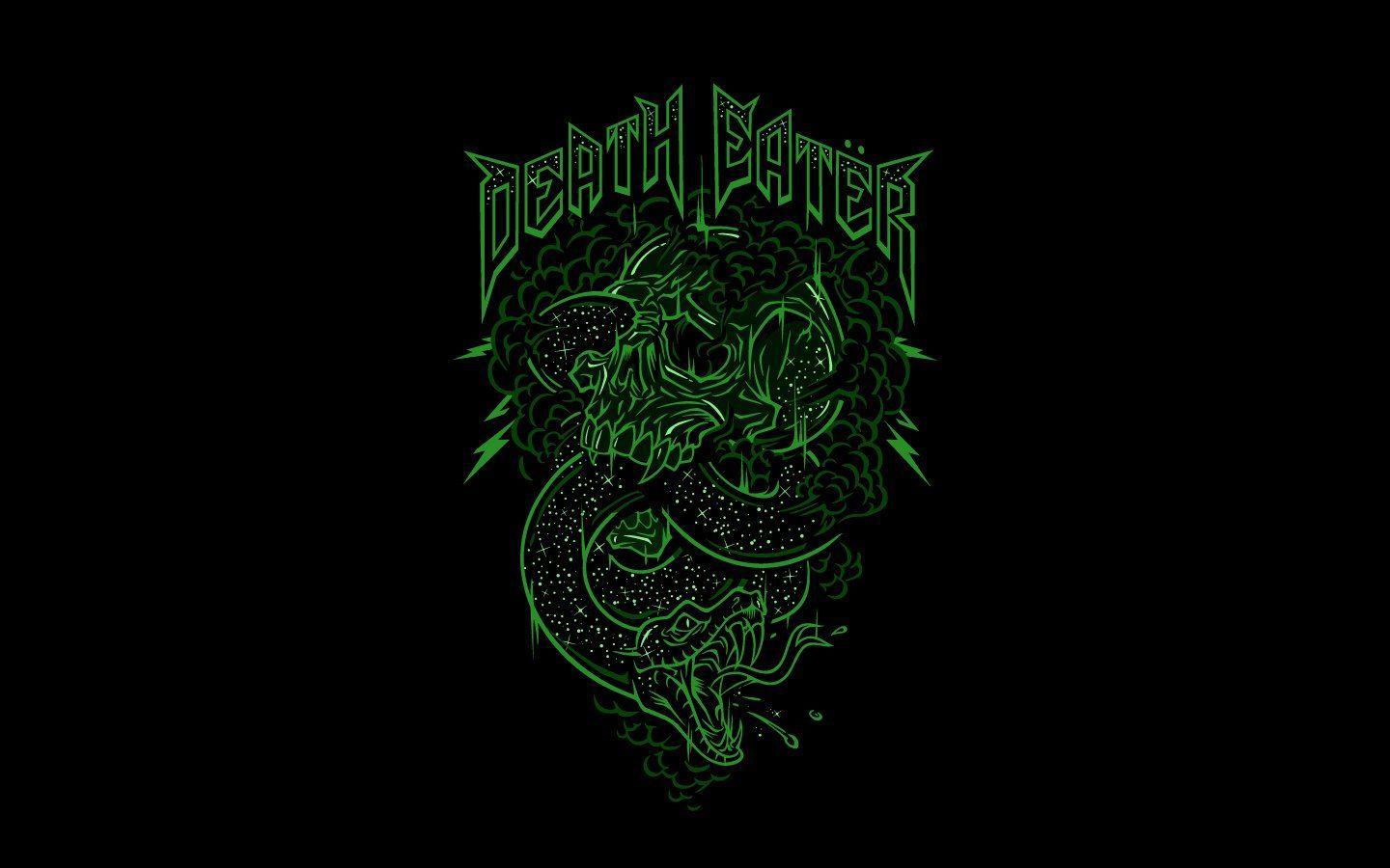 1440x900 Skulls snakes Harry Potter Death Eaters wallpaperx900