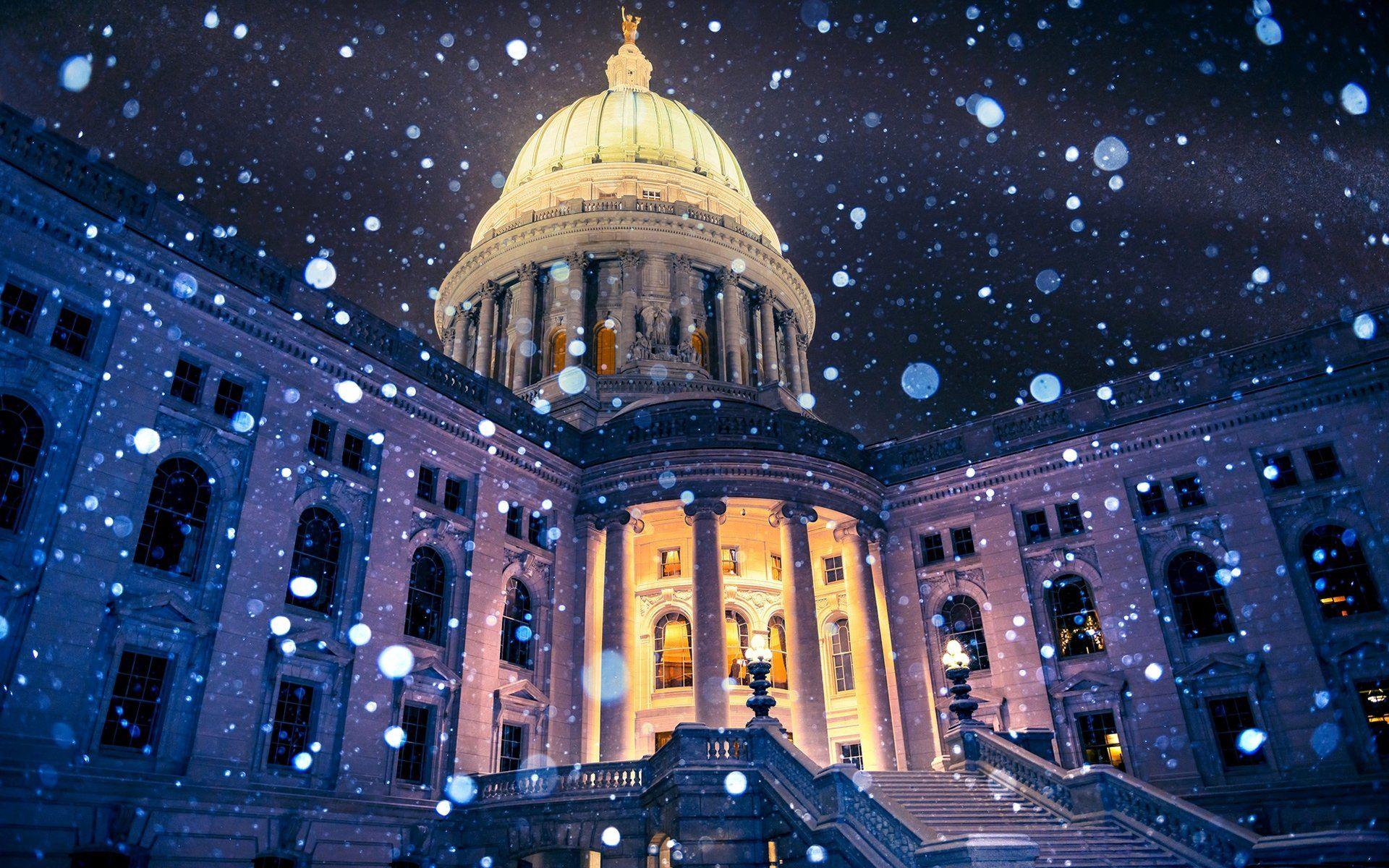 1920x1200 Wisconsin State Capitol HD Wallpaper